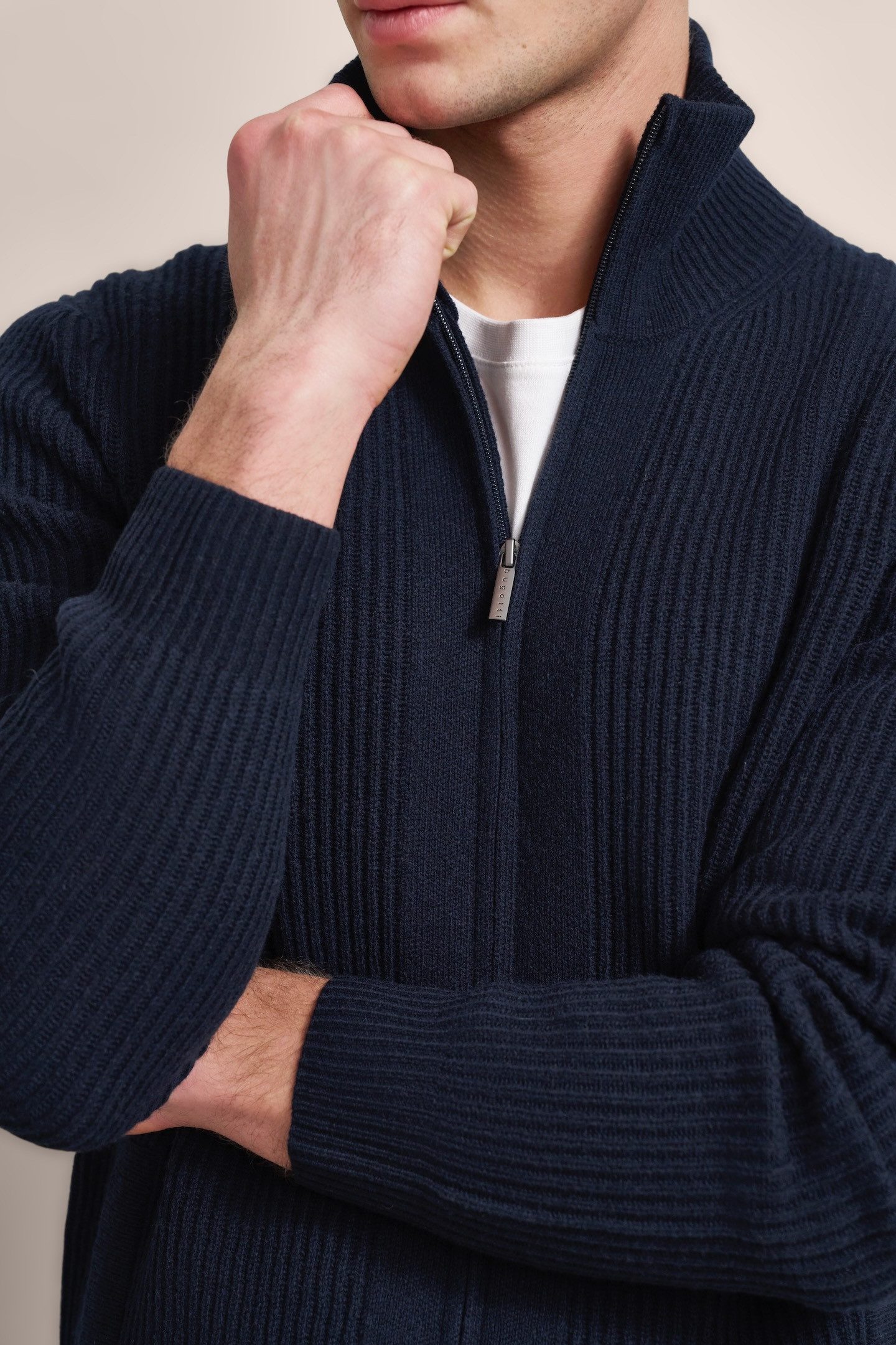 bugatti Strickjacke grob gestrickt