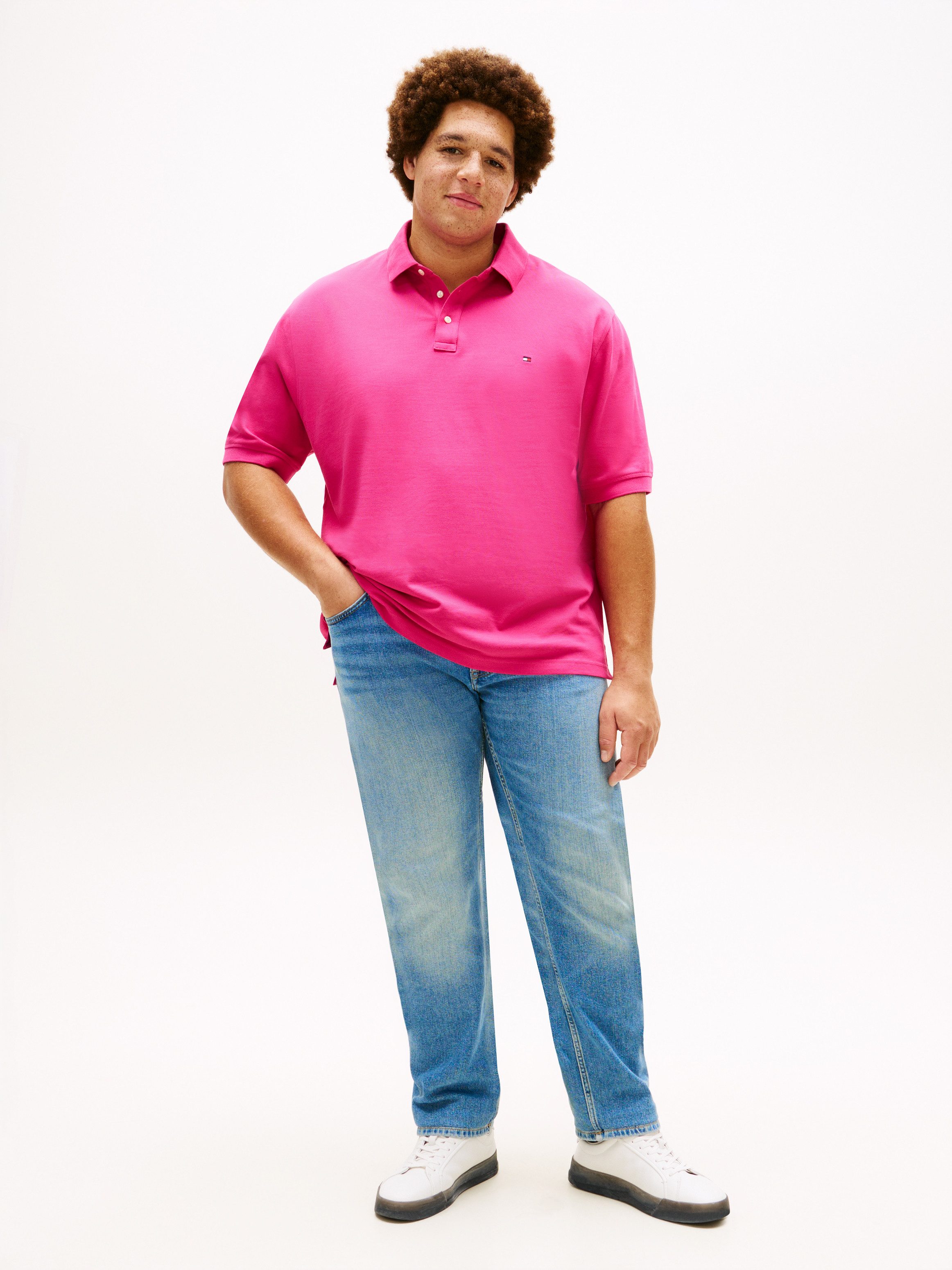 Tommy Hilfiger Big & Tall Poloshirt 1985 - REGULAR elastisch, Regular Fit für große Größen