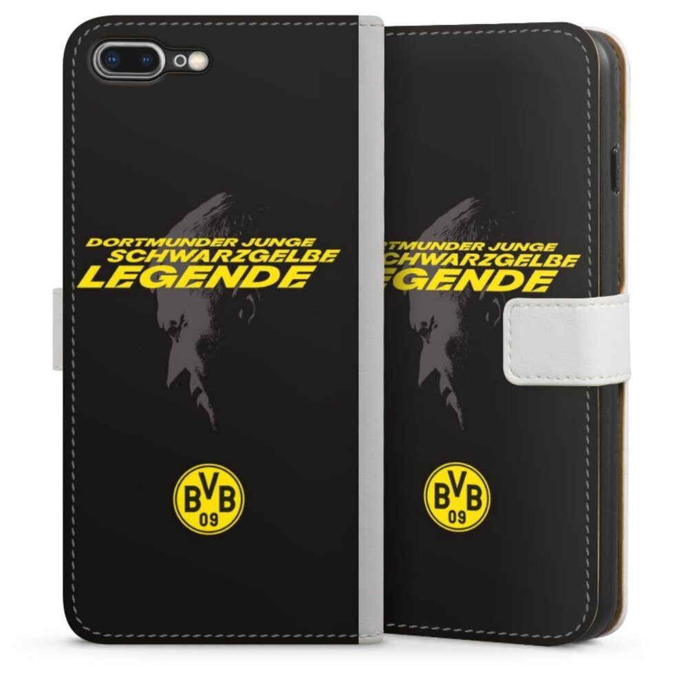 DeinDesign Handyhülle Marco Reus Borussia Dortmund BVB Danke Marco Schwarzgelbe Legende, Apple iPhone 7 Plus Hülle Handy Flip Case Wallet Cover