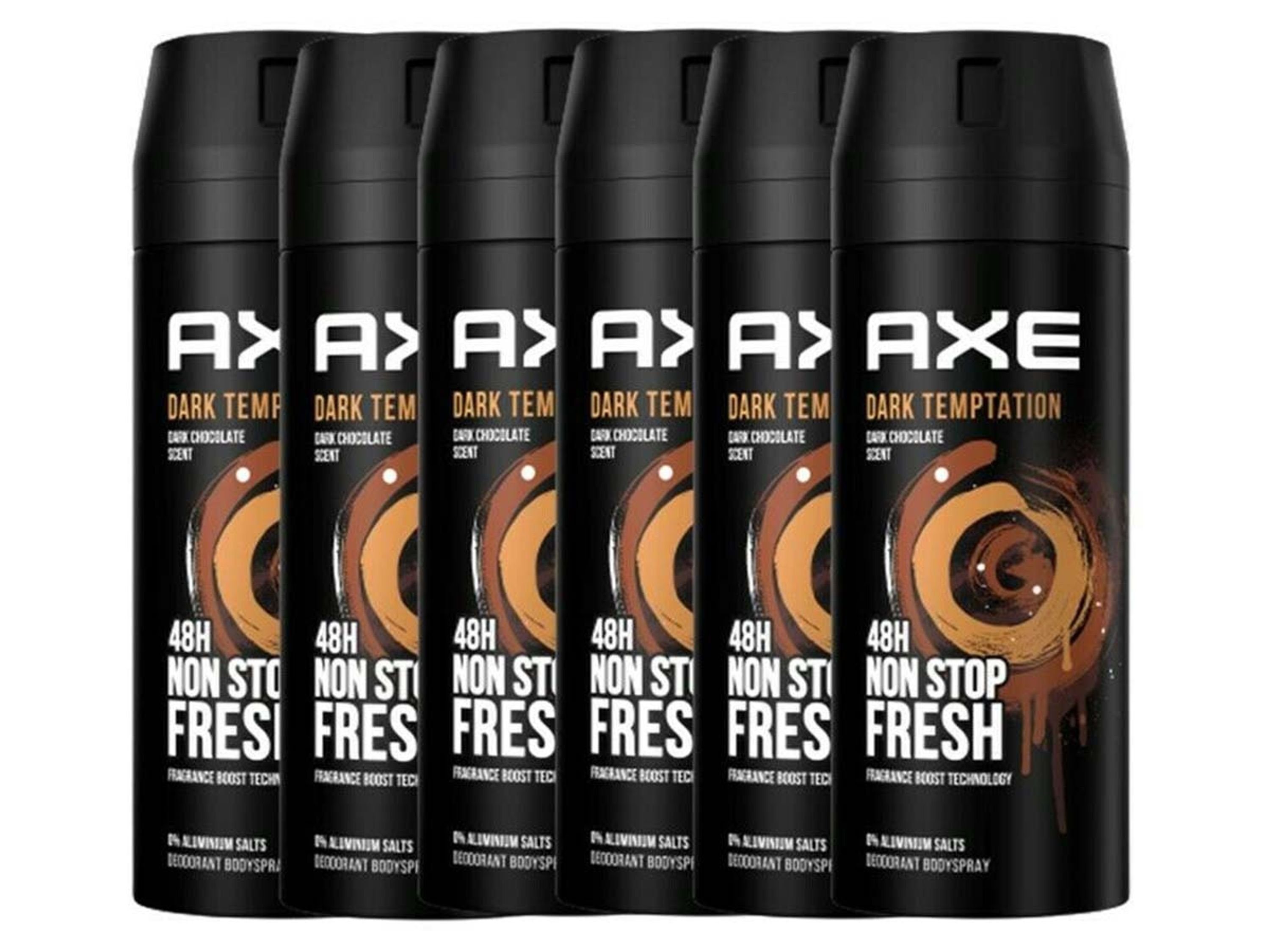 axe Deo-Set Dark Deodorant Bodyspray Temptation Herren Deospray 150ml 6x Deo