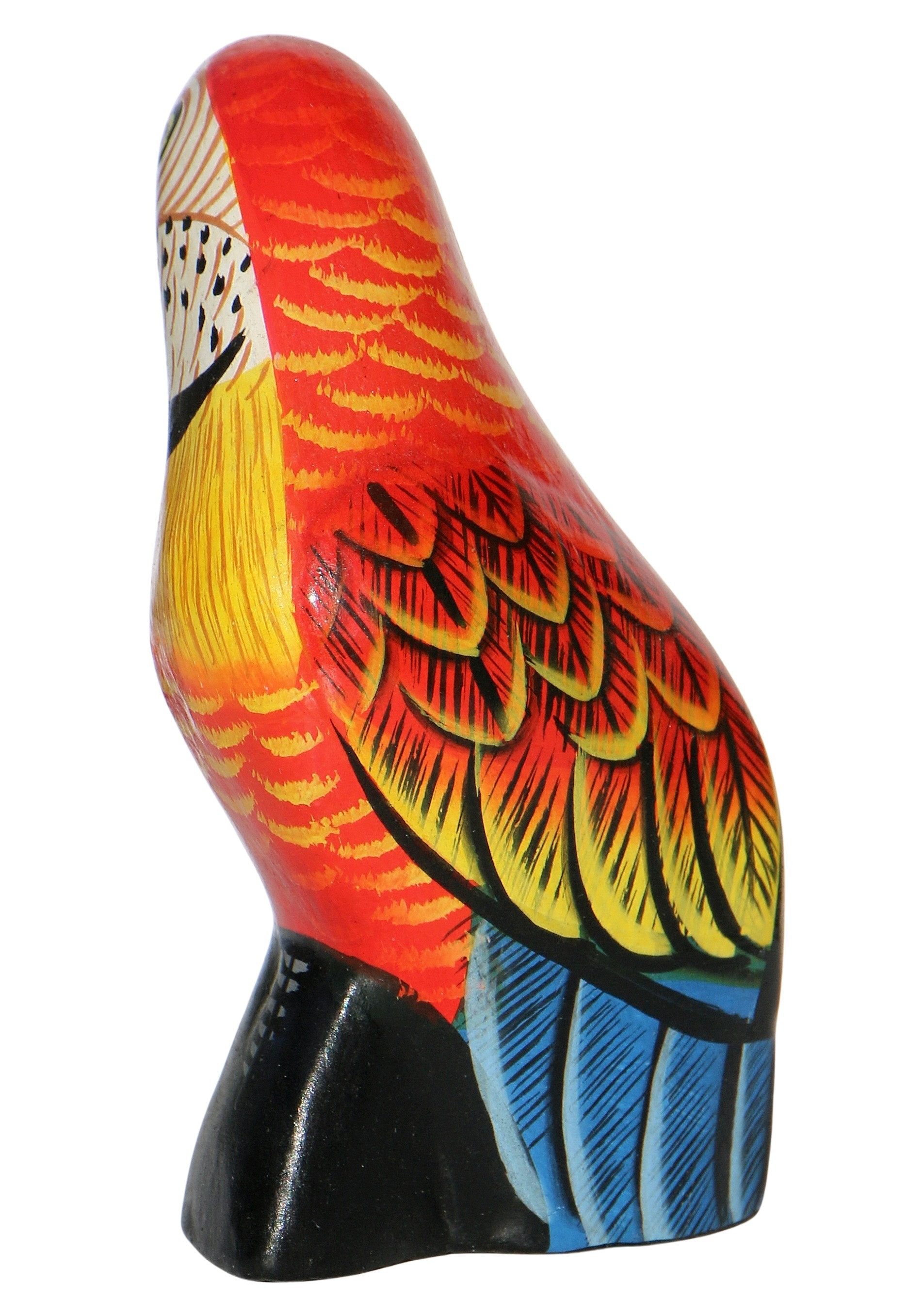 Wogeka Tierfigur bunter 10cm Papagei Holz günstig online kaufen