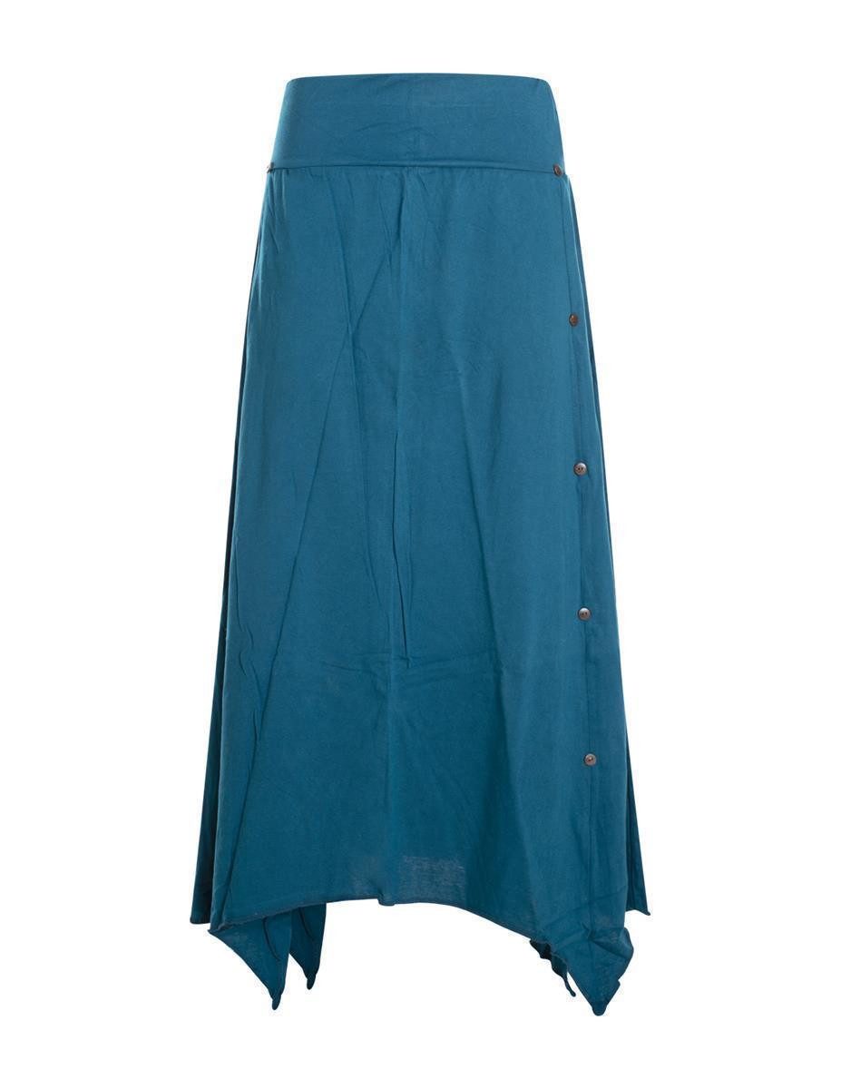 Vishes A-Linien-Rock Damen A-Linie Rock Baumwolle günstig online kaufen