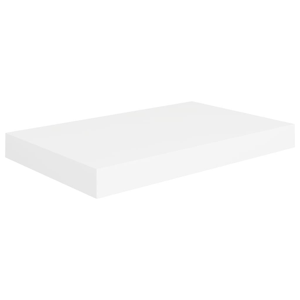 vidaXL Wandregal 40 x 23 x 38 cm Schwebendes Wandregal Weiß 40x23x3,8 cm MDF