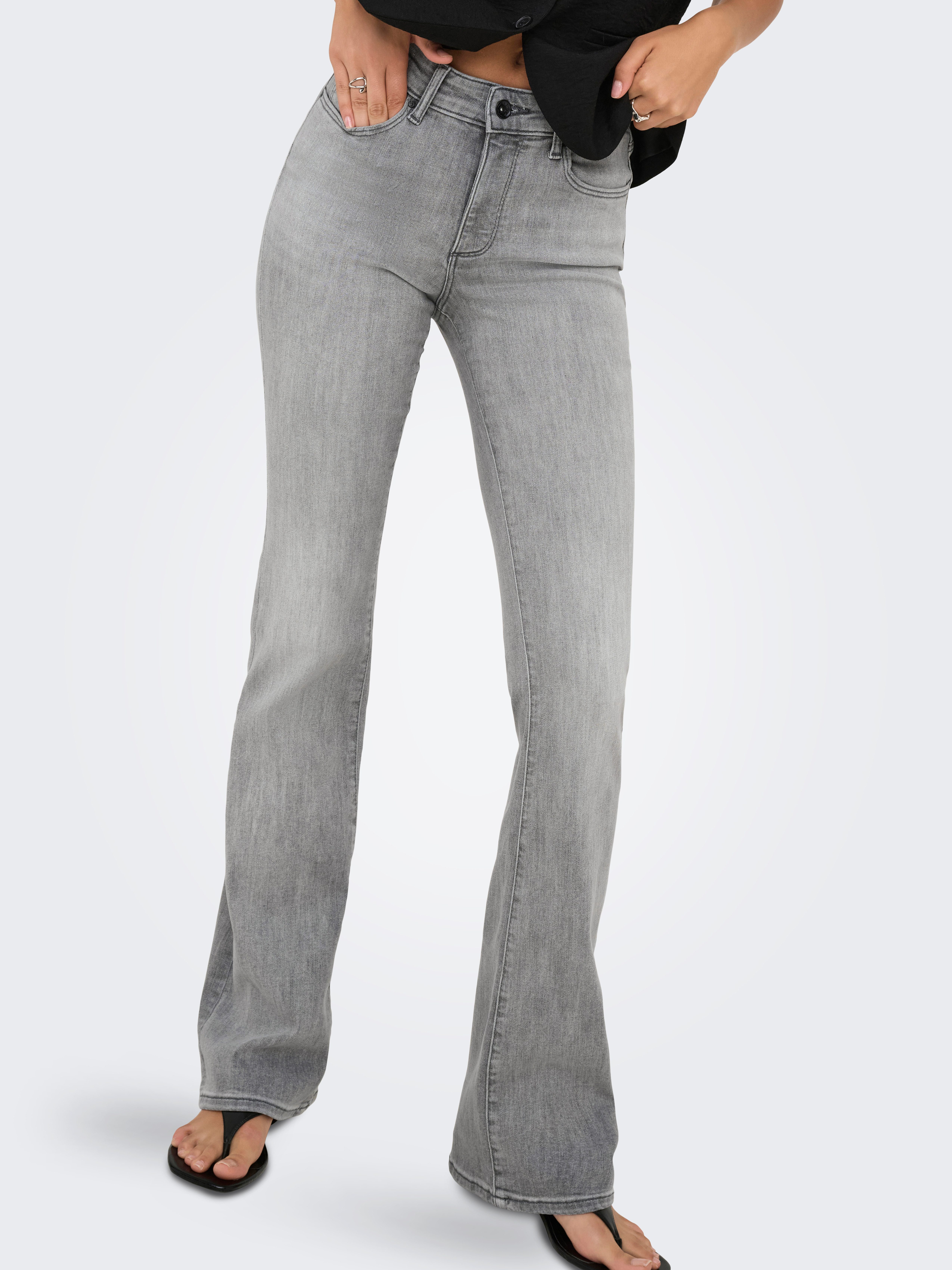 ONLY Bootcut-Jeans ONLANN MID FLARED DNM günstig online kaufen