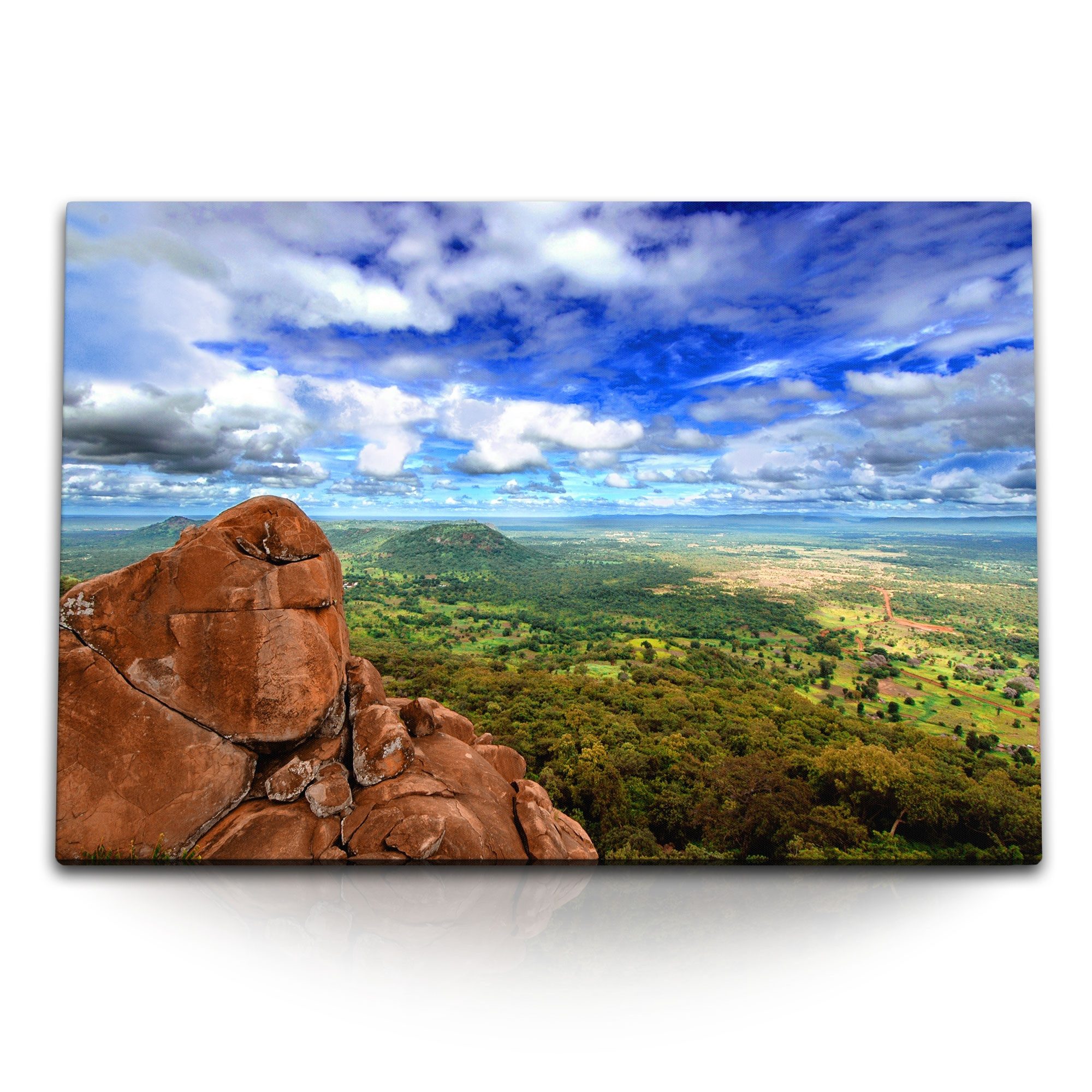 Leinwandbild 120x80cm Wandbild auf Leinwand National Park Niokolo Koba Senegal Natu