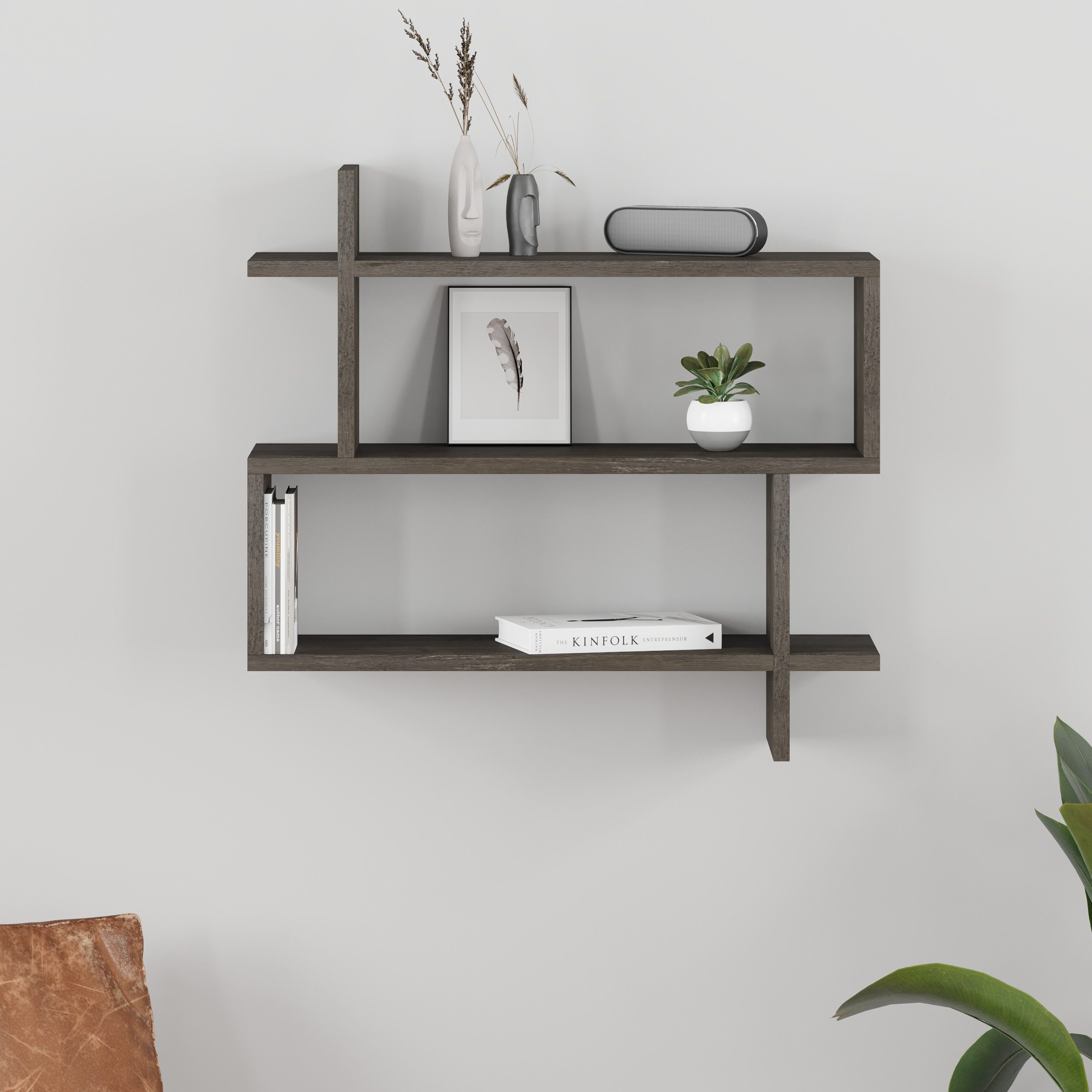 Decortie Bücherregal Paralel, Modernes Wandregal/Bücherregal, 70 günstig online kaufen