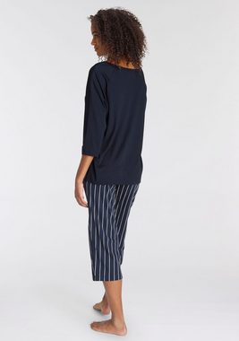 Schiesser Schlafanzug "Modern Nightwear" (2 tlg) in 3/4-Длина, seitliche Taschen