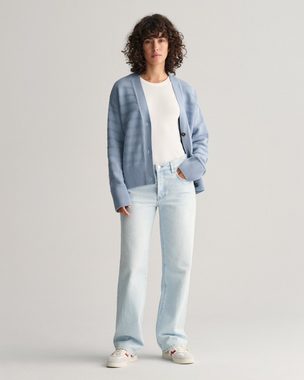 Gant Cardigan TONAL STRIPED COTTON CARDIGAN