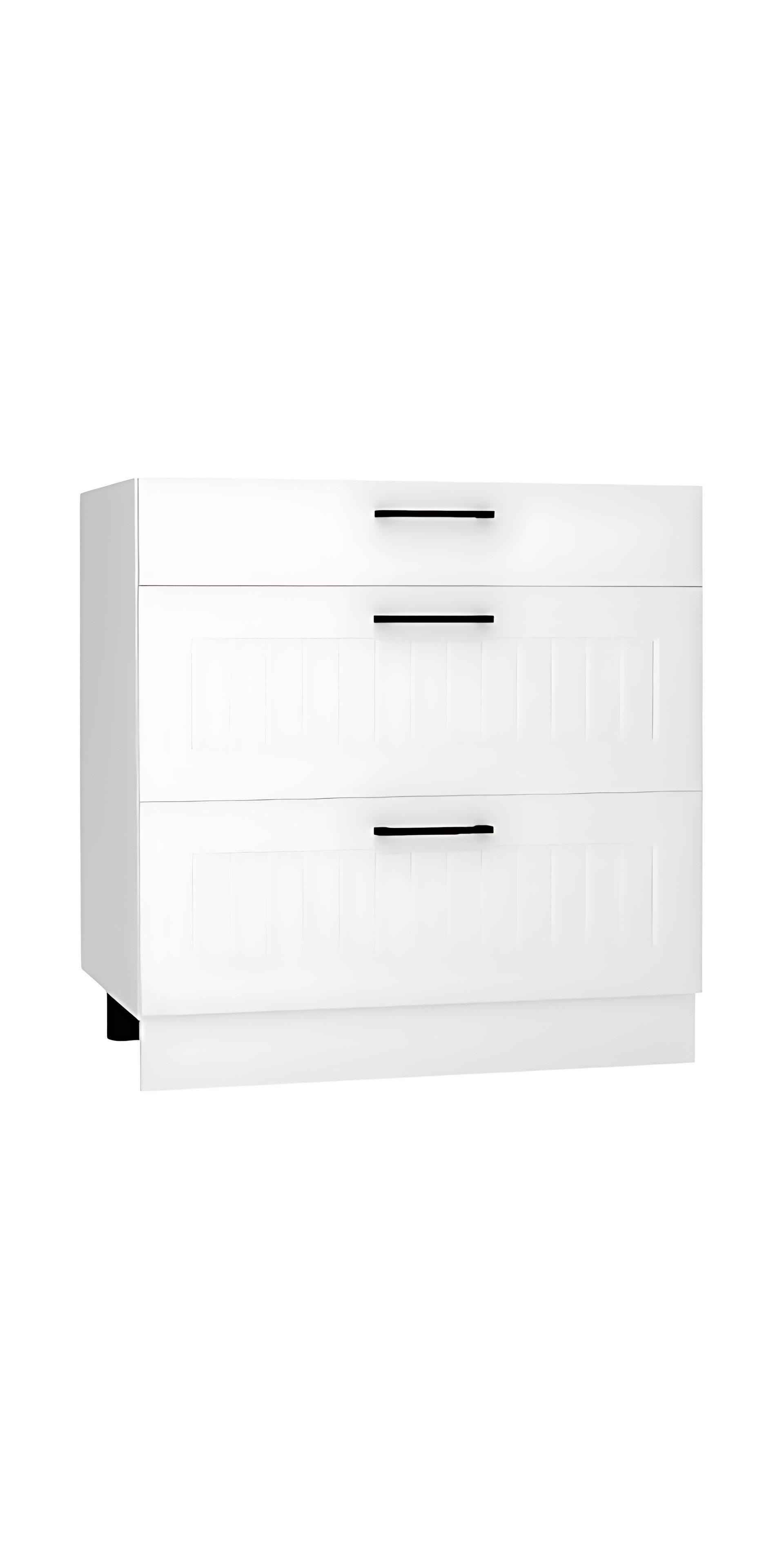 ROYAL24_MARKT Unterschrank D80S3 - ARVION - 3 Schubladen für effiziente Organisation (Küchen Unterschrank, 1-St., Premium - ARVION) Premium - Modern - Exzellent
