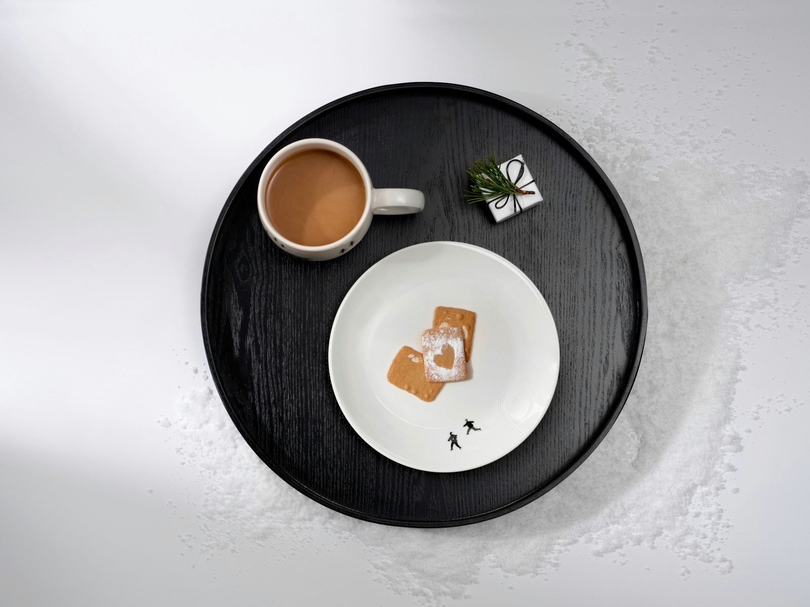 ASA SELECTION Dessertteller joy Dessertteller heart in the snow 21cm