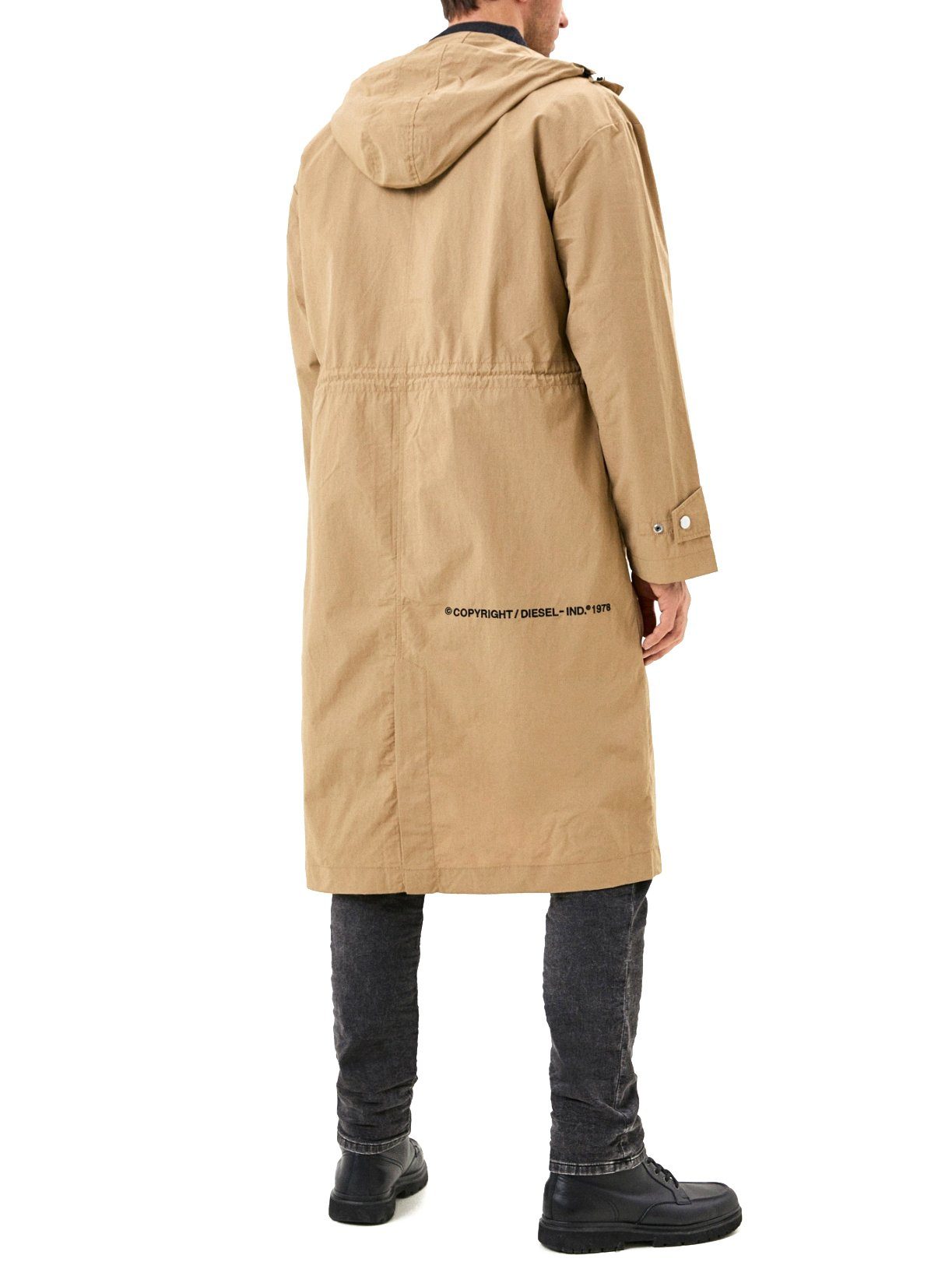 Diesel Regenjacke Leichte Nylon Parka Regenmantel Jacke - J-LUIS 7CS