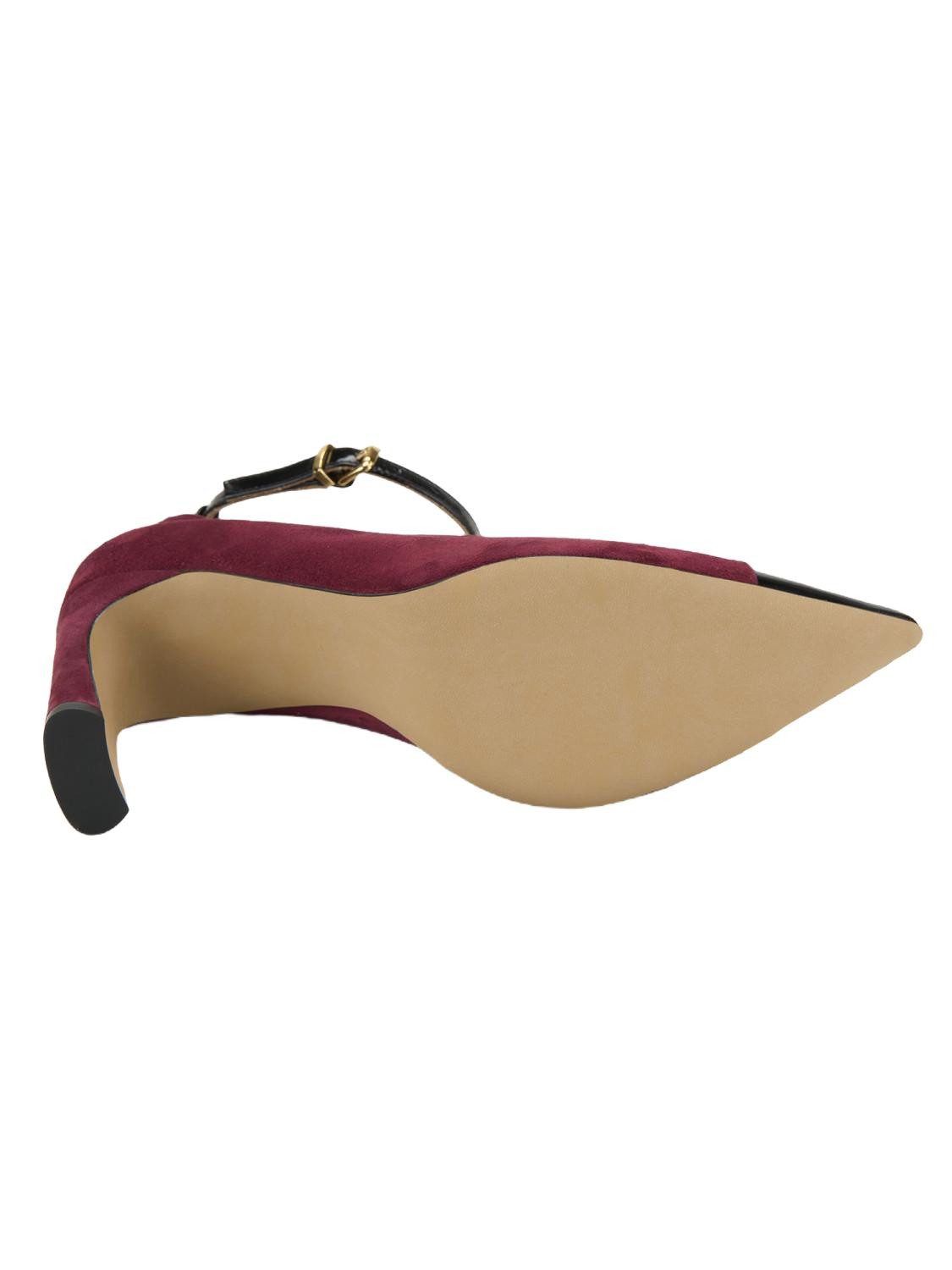 Desa Desa Damen-Pumps aus Wildleder im klassischen Stil – Kegelabsatz, atmu Pumps