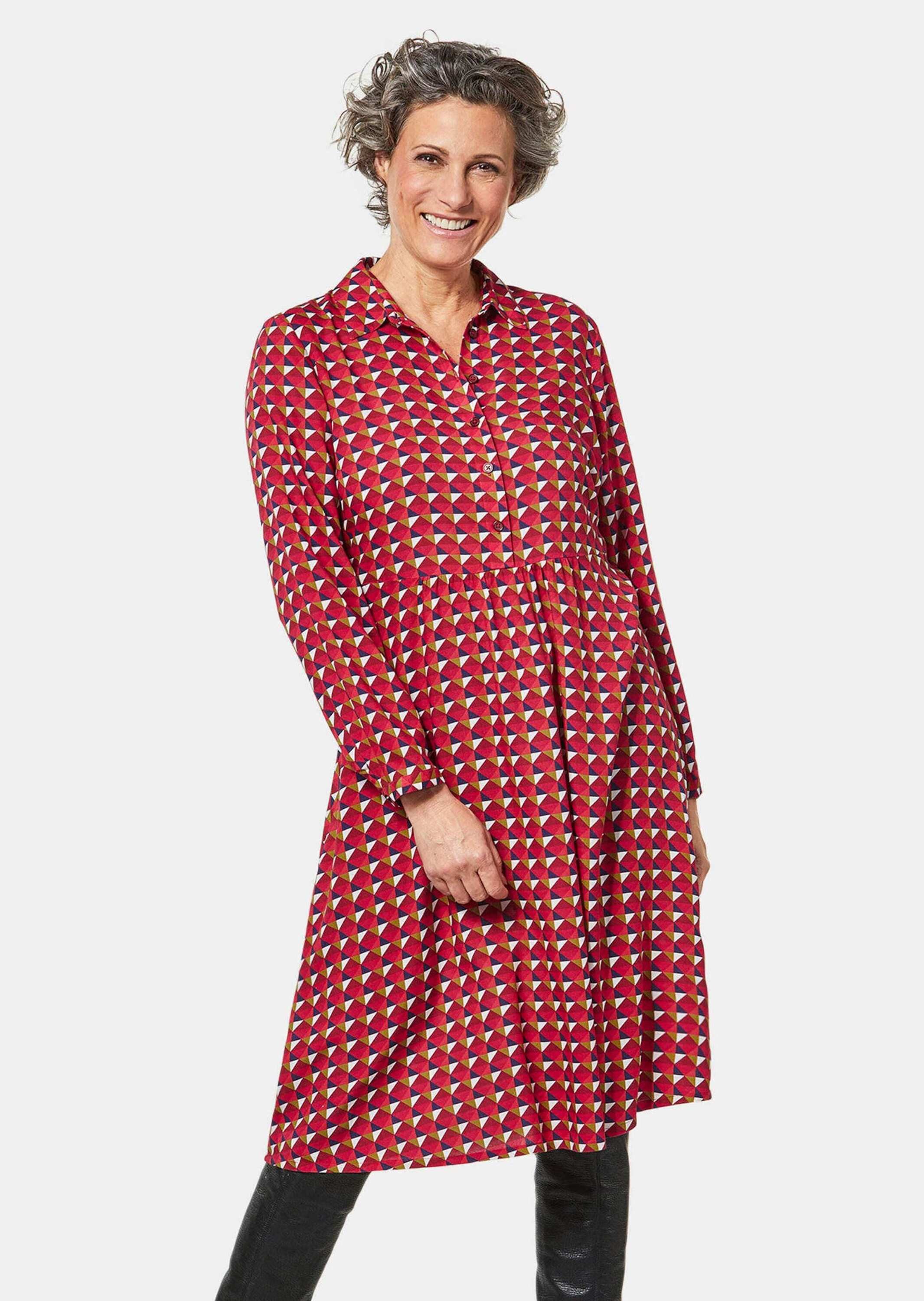 GOLDNER Druckkleid Kurzgröße: