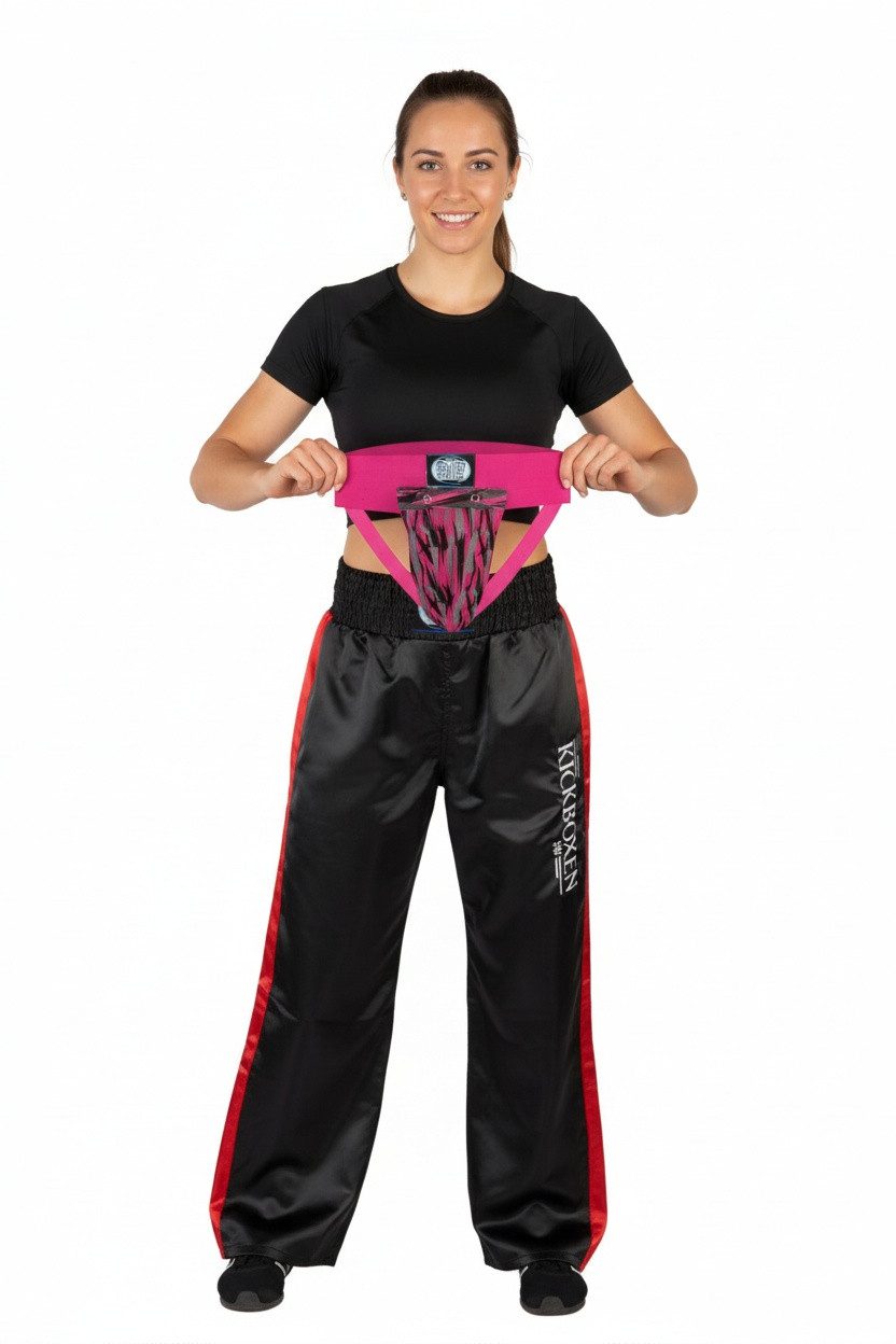 BAY-Sports Tiefschutz Soft Damen Suspensorium Frauen Mädchen pink Tiefschützer Kampfsport (Stück), XS-XL für Mädchen und Damen, Soft Ausführung, besonderer Tragekomfort
