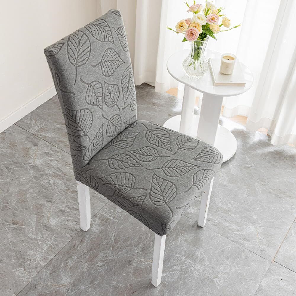 Zyronn Stuhlhusse Stretch Stuhlbezug mit Gummiband Abnehmbar, waschbar, Blumenmuster,Einheitsgröße,geeignet für Restaurants, Hotels und Küchen – Bild 2 von 5