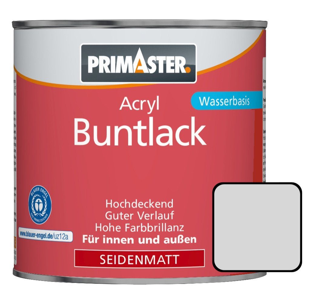 Acryl-Buntlack Acryl Primaster RAL 7035 Buntlack ml Primaster 375 lichtgrau
