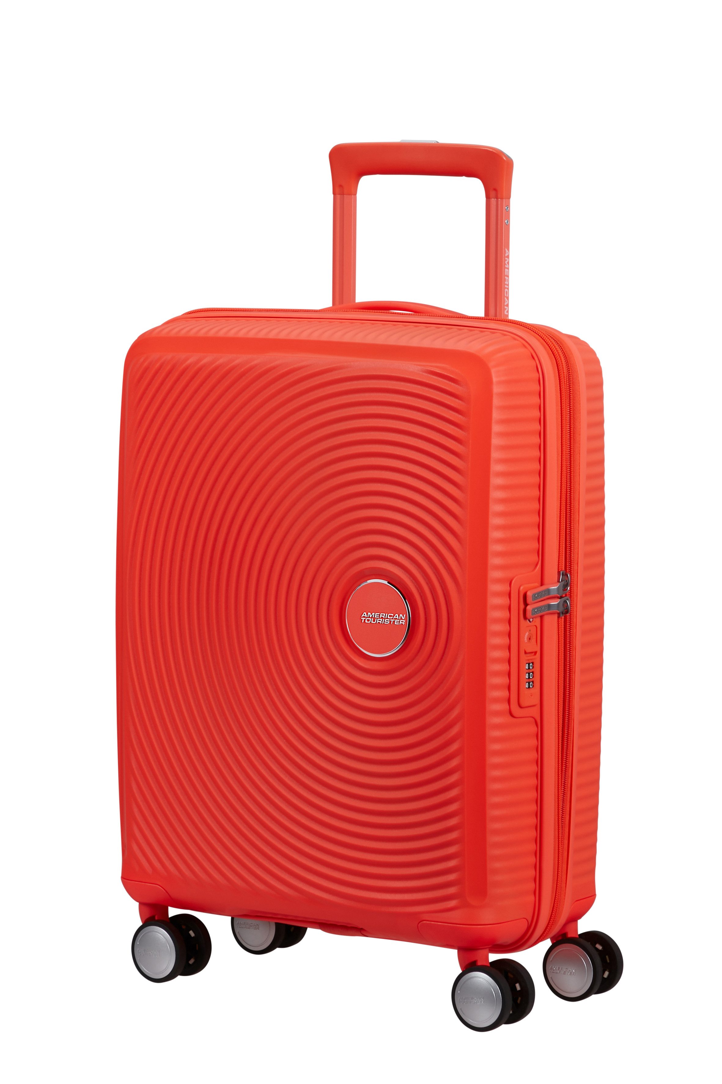 American Tourister® Hartschalen-Trolley SOUNDBOX, in verschiedenen Farben und Größen, 4 Rollen, Reisekoffer Trolley Aufgabegepäck TSA-Zahlenschloss Volumenerweiterung