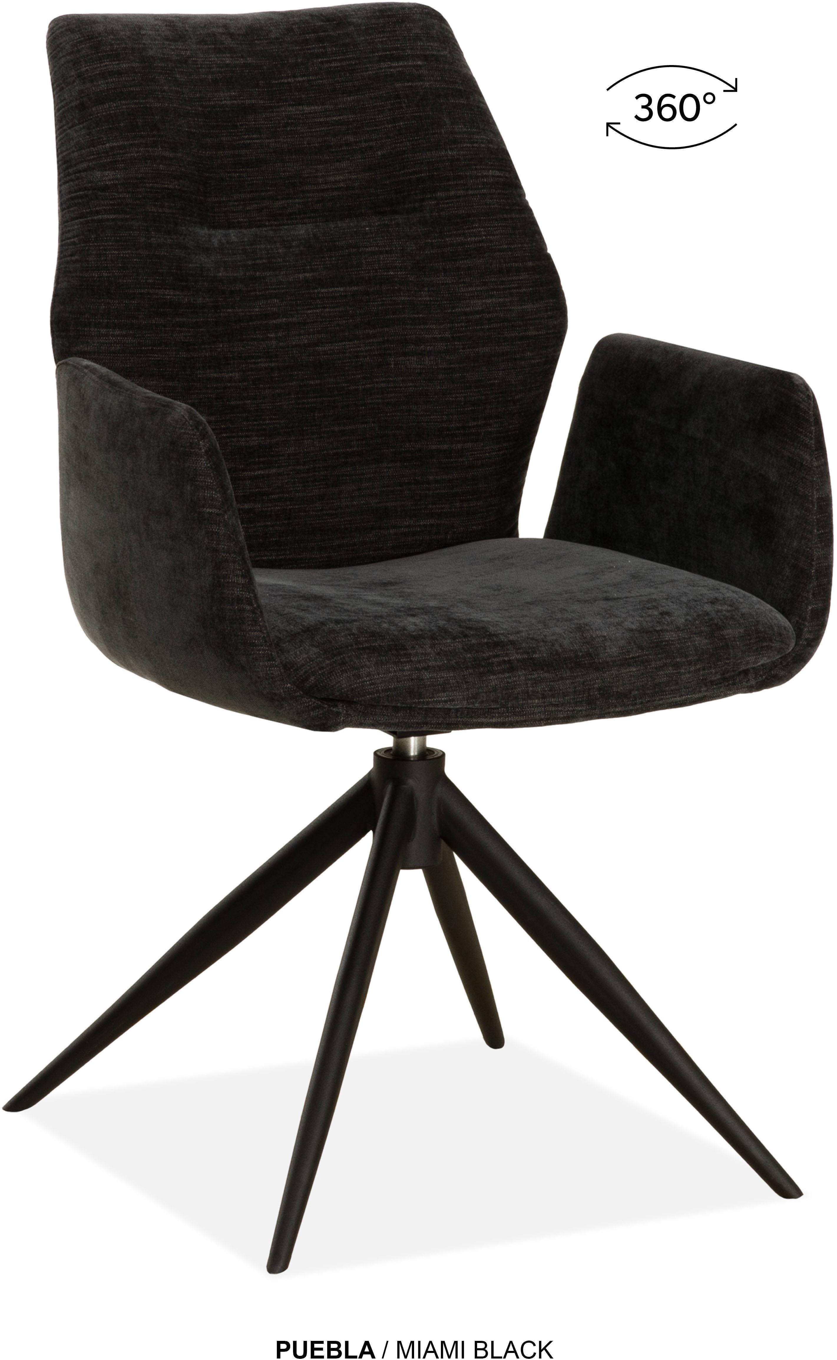 OMG Design Esszimmerstuhl Puebla (Set, 2 St), Drehstuhl mit auto-return, Armlehnenstuhl