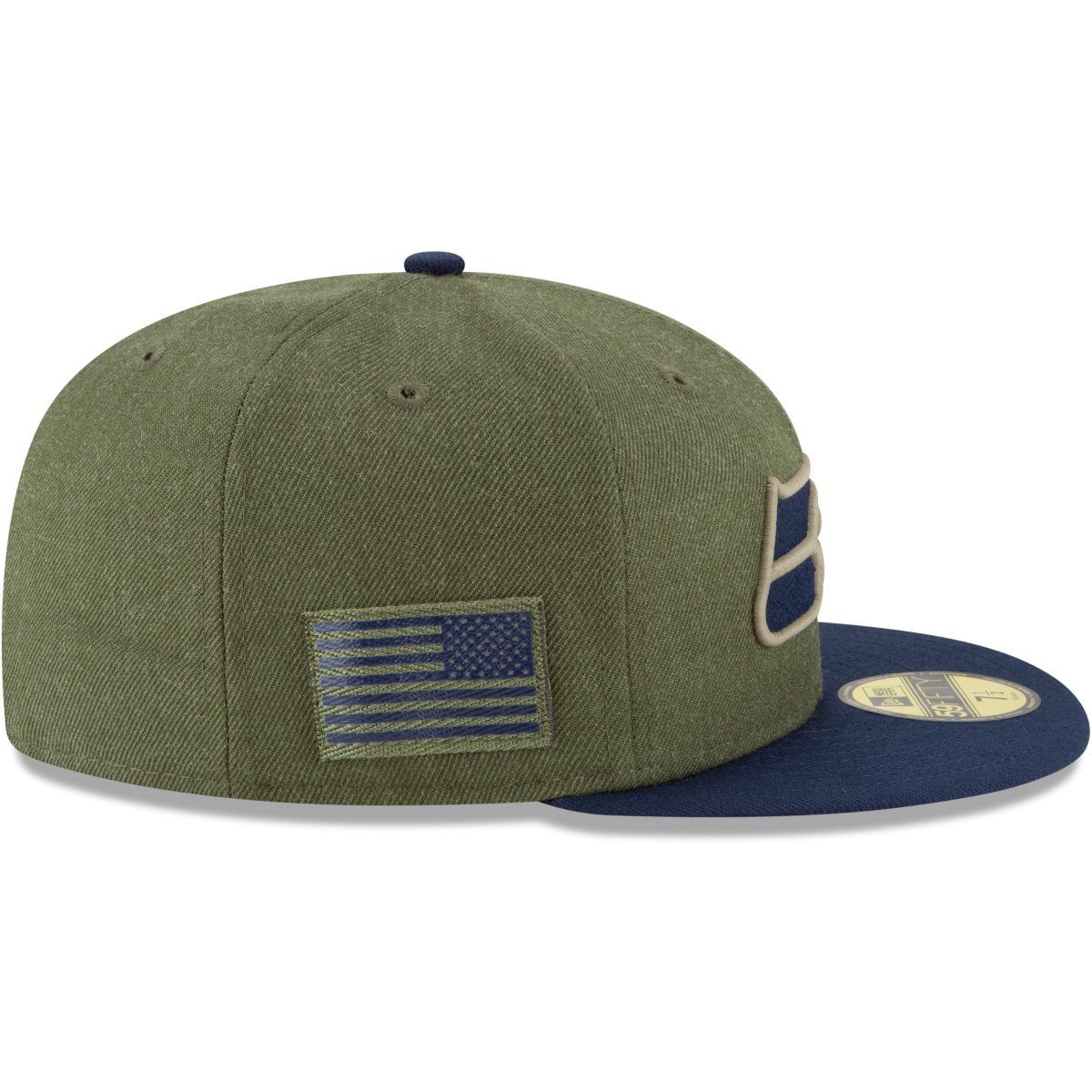 New Era Fitted 59Fifty Seahawks Seattle NFL Cap to Salute Service