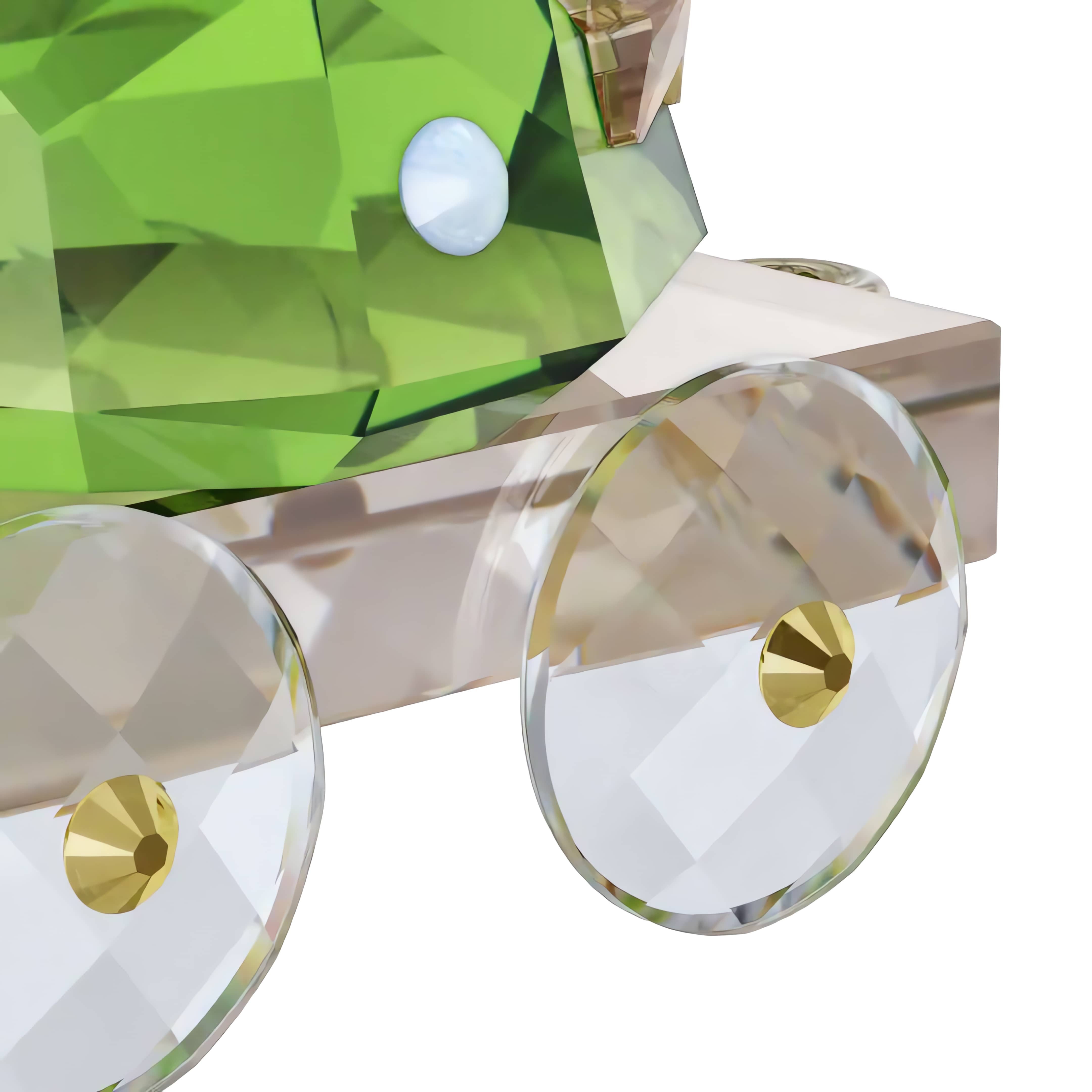Swarovski Weihnachtsfigur Kristallfigur Sammelfigur Dekofigur Waggon Jahresausgabe 2026 (1 St), Swarovski® Kristall