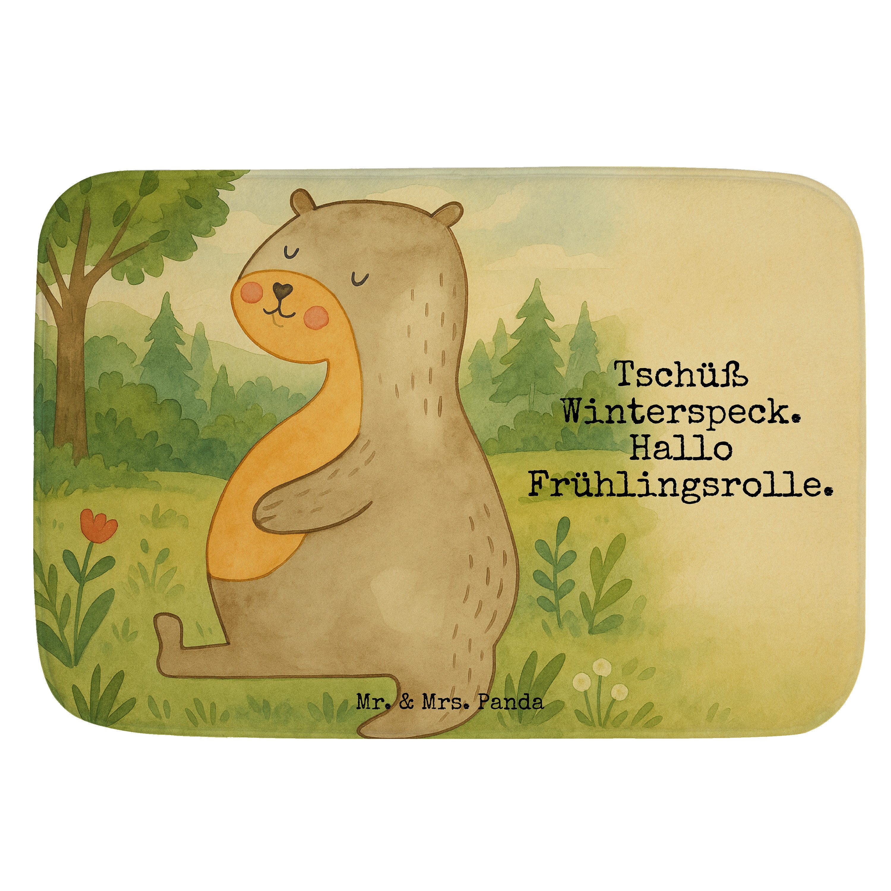 Badematte Otter Bauch Design, Badematte, Weiß, Badematte, Badezimmerteppich, du