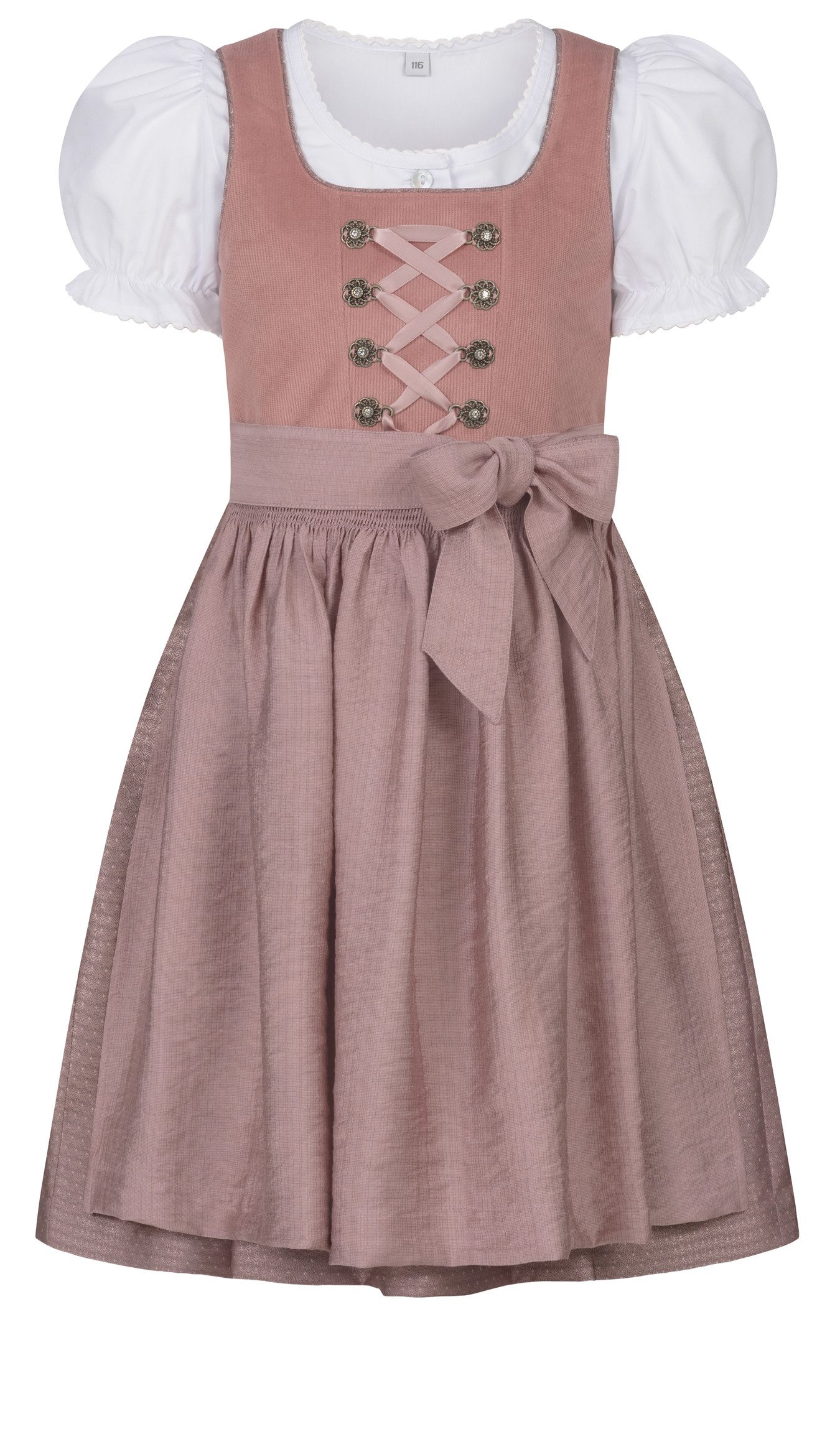 Nübler Dirndl Kinderdirndl Kim in Peach von Nübler