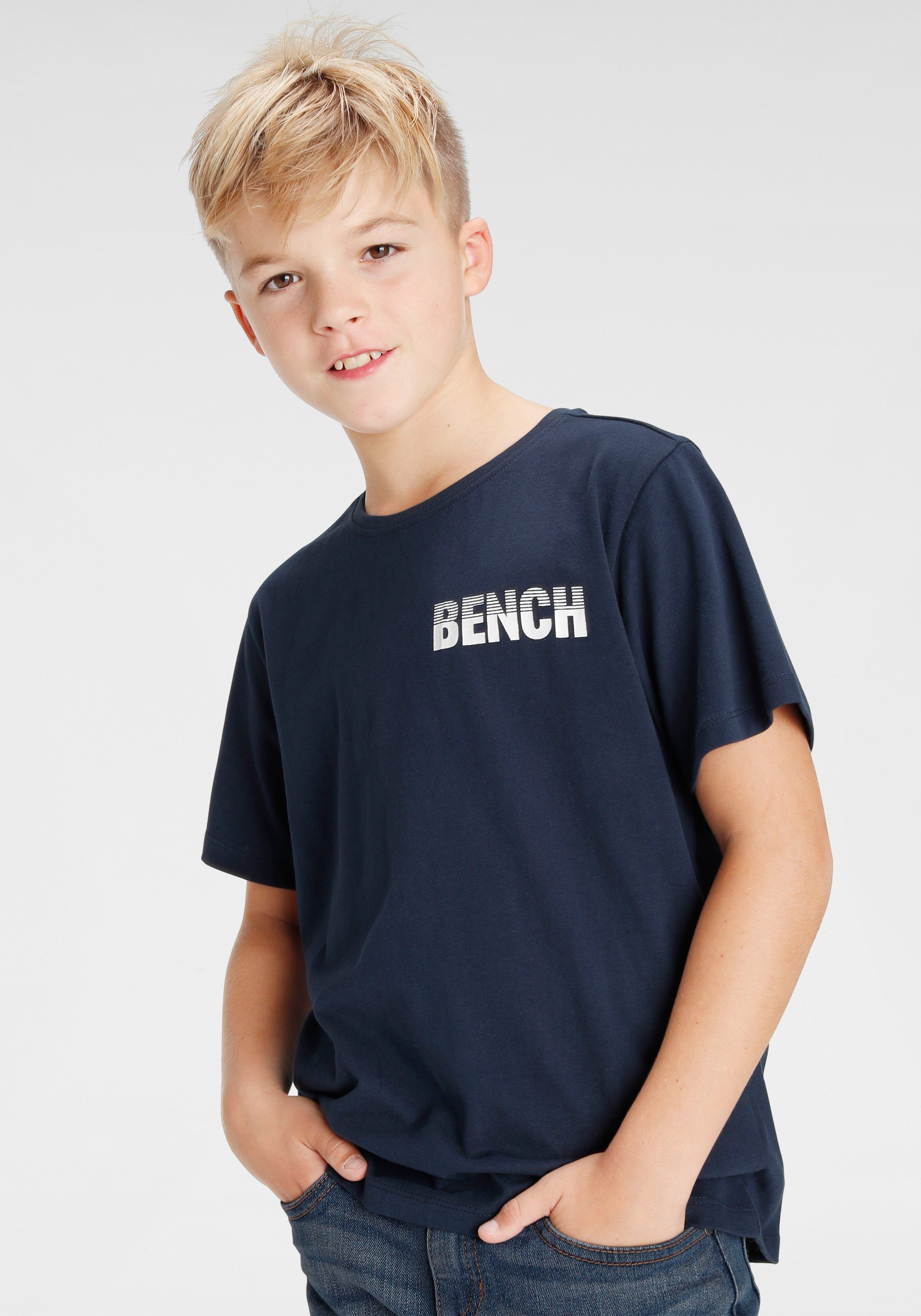Jungen Bench. (Packung, 2-tlg) T-Shirt Basic für