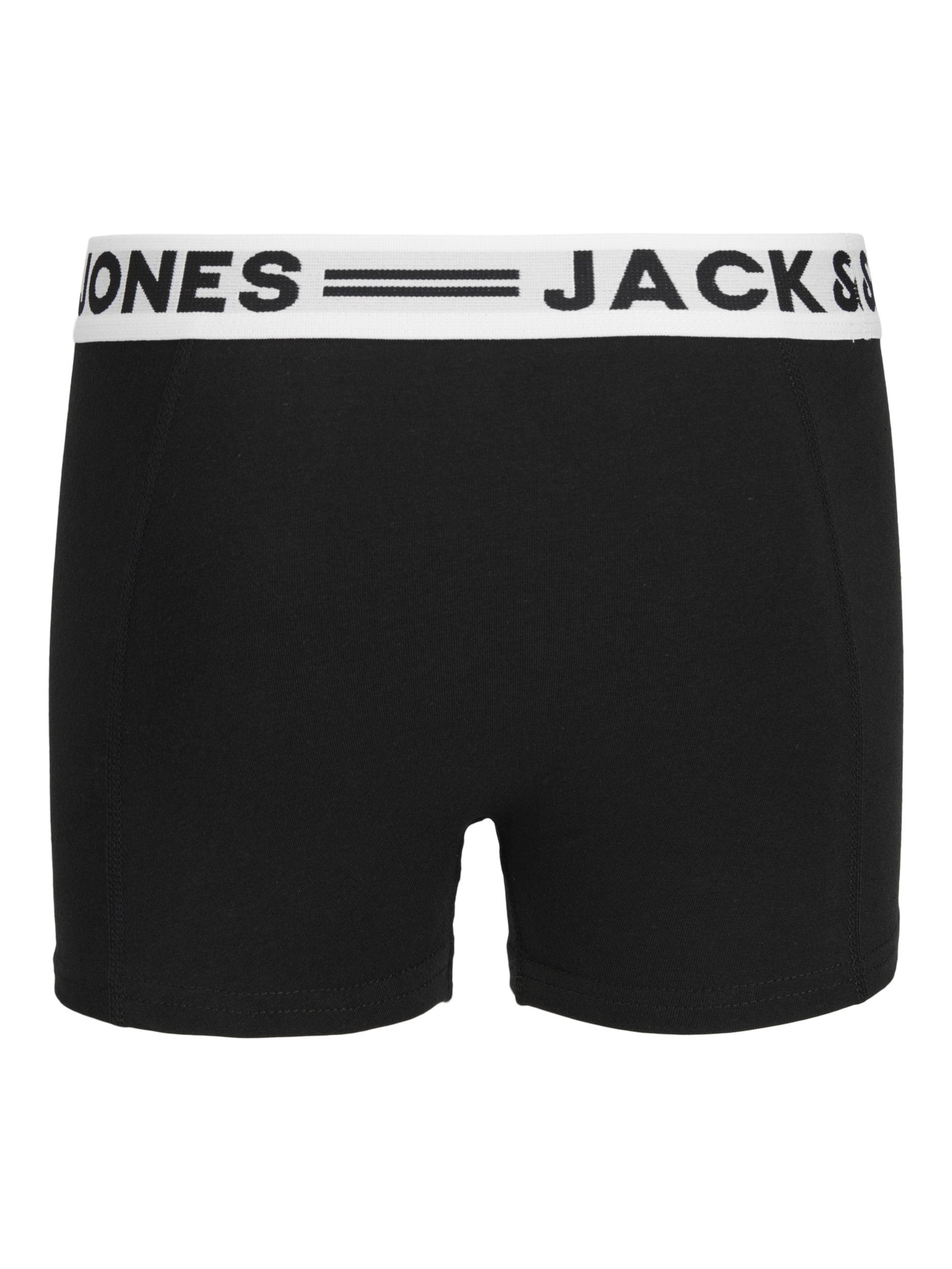 Jack & (Packung, black NOOS Boxershorts TRUNKS SENSE Junior Jones 3-St) 3-PACK