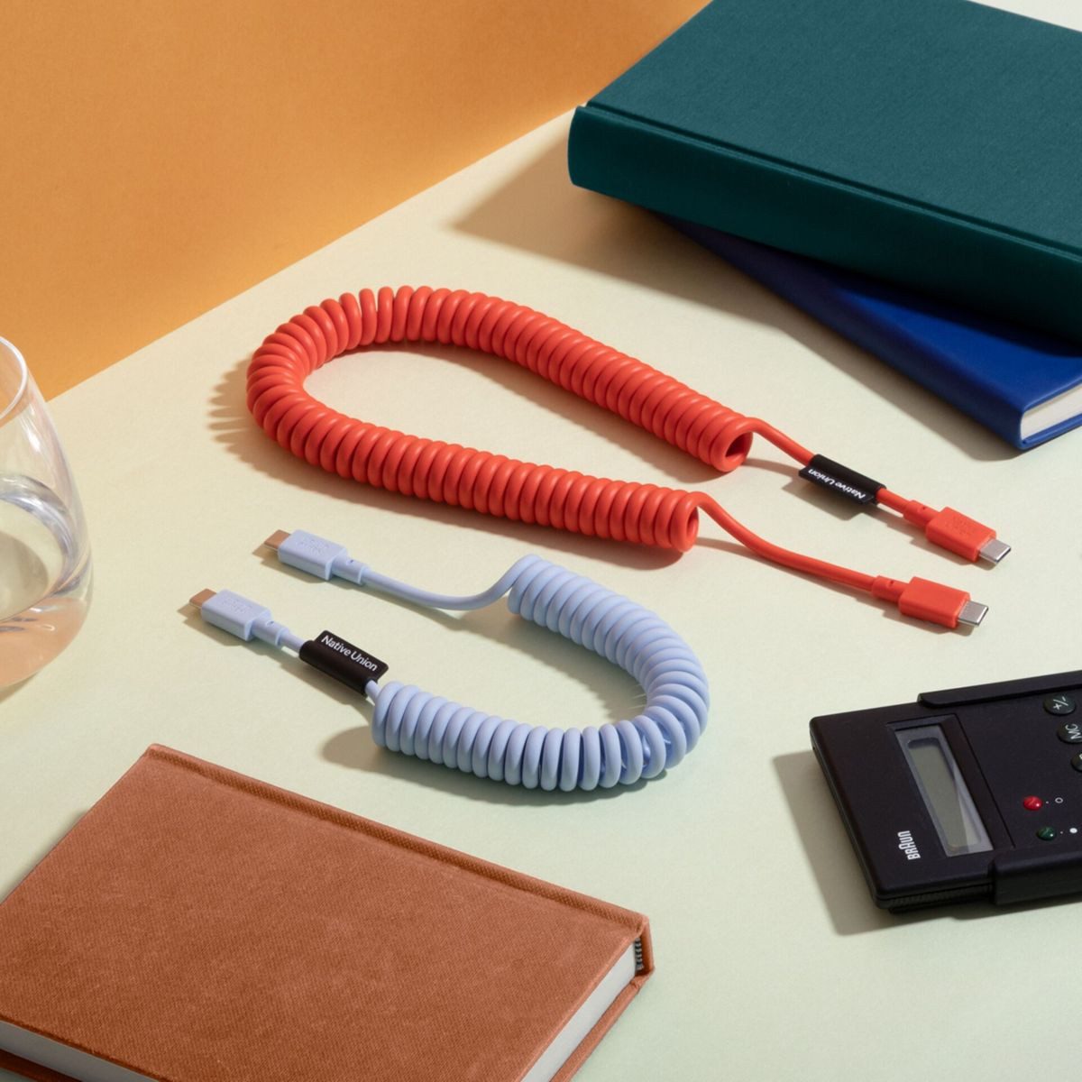 NATIVE UNION POP Cable XL 2.4M 60W Alarm Red Smartphone-Adapter