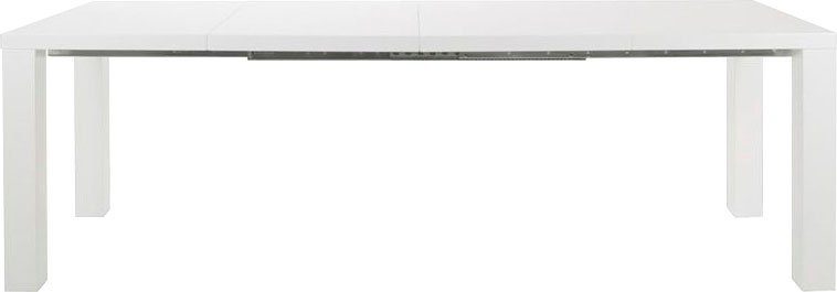 SalesFever Esstisch Stilvoller Tisch, hochglanz lackiert, ausziehbar