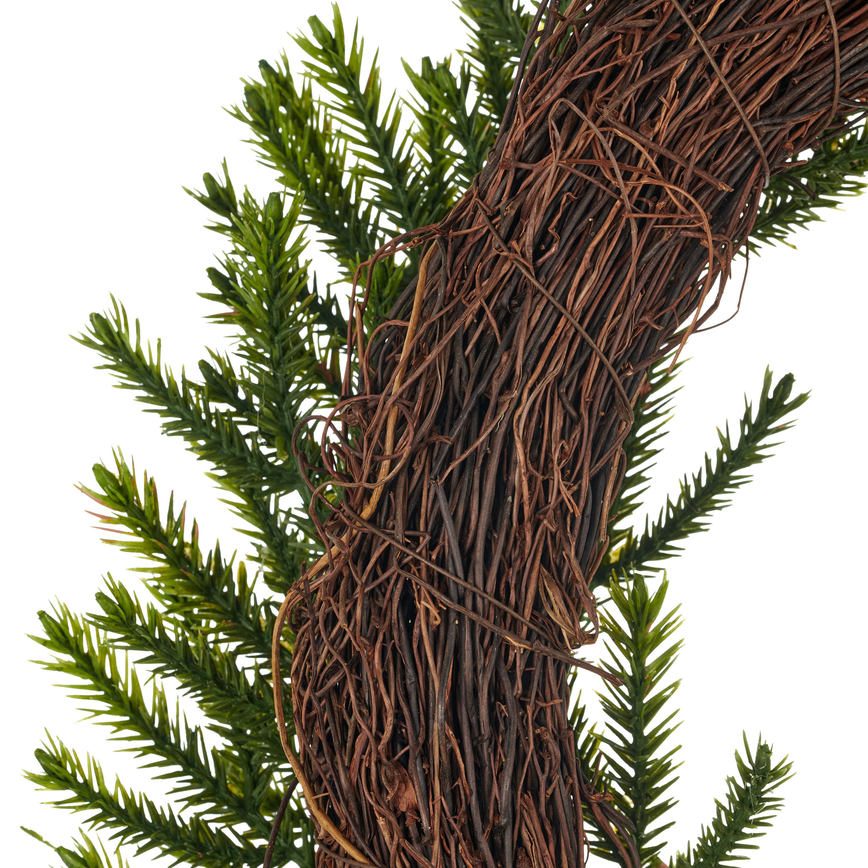 Kunstkranz Fichtenkranz, Creativ green, mit naturgetreuen Fichtenzweigen – Bild 2 von 3