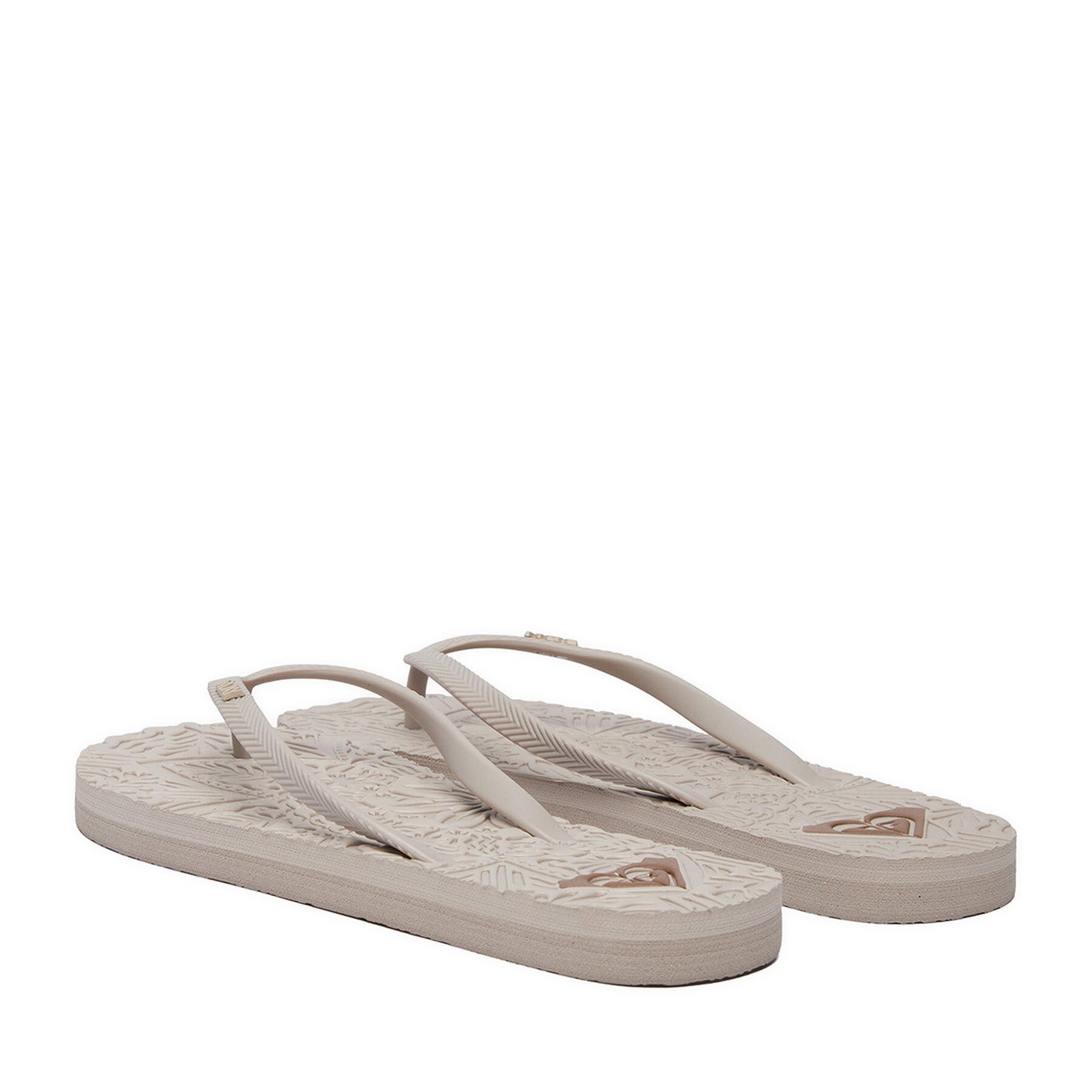 Roxy Damen-Flip-Flops Beige Badepantolette