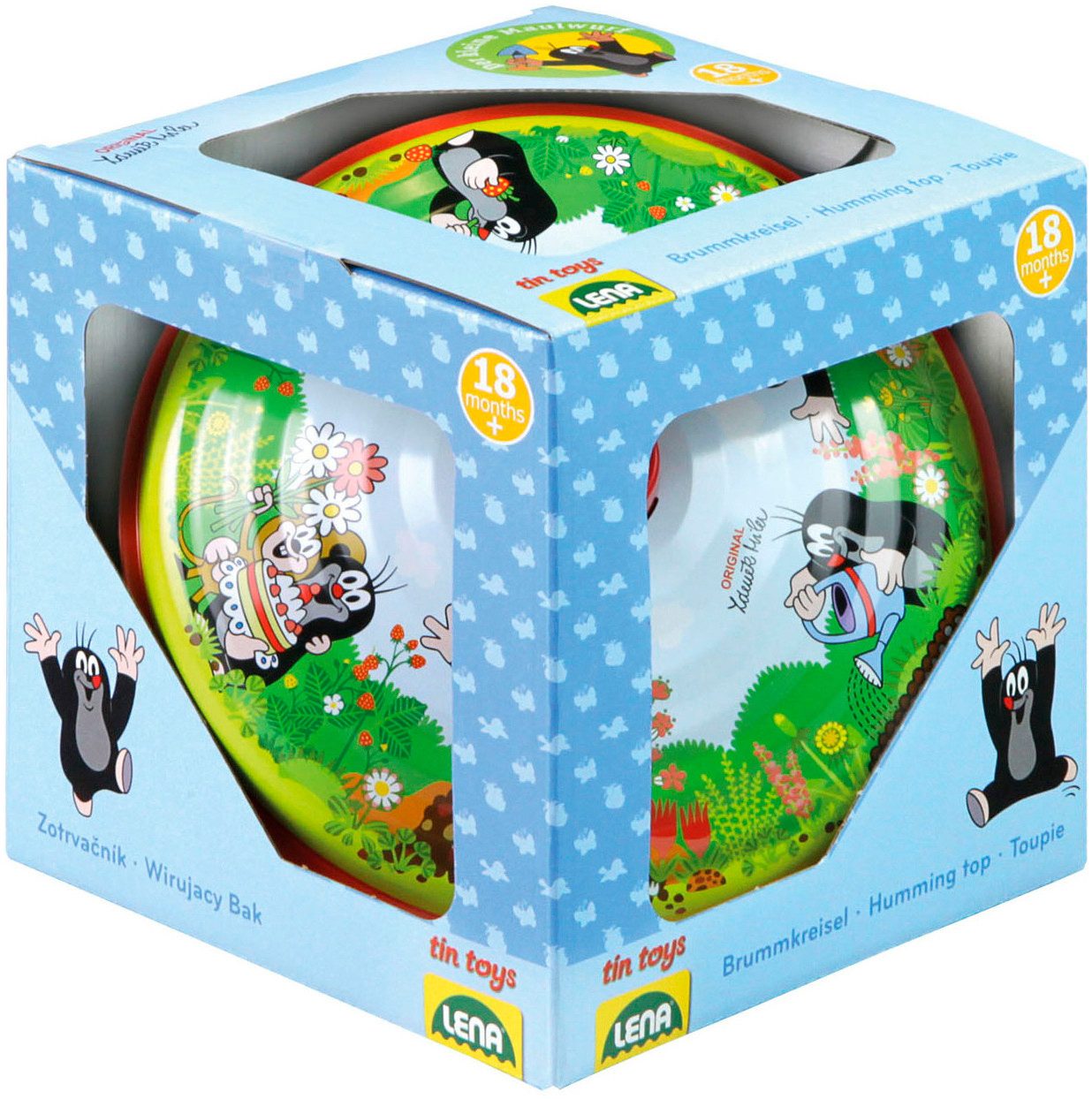 Lena® Brummkreisel Der kleine Maulwurf, Made in Europe