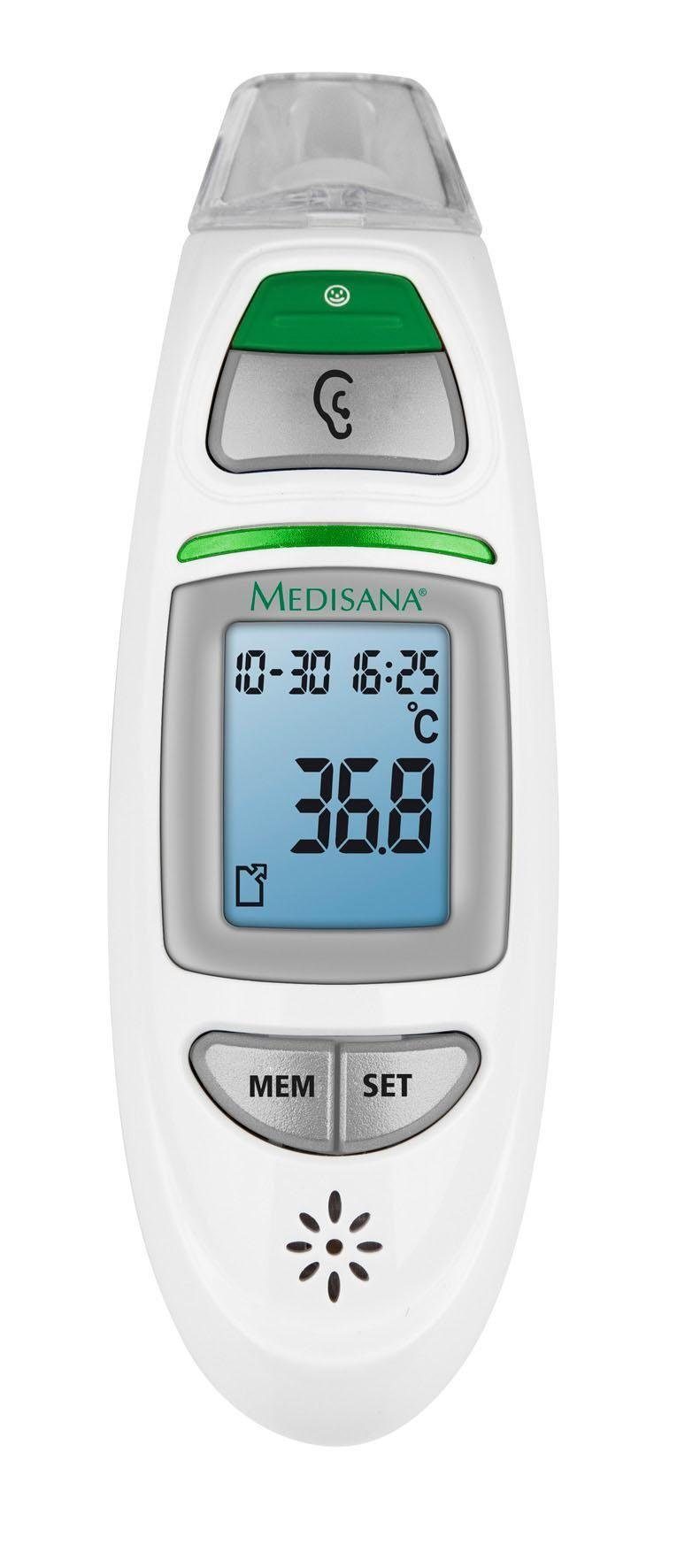 Medisana Infrarot-Fieberthermometer TM 750, Präzise, sekundenschnelle  Messung der Körpertemperatur an der Stirn und im Ohr
