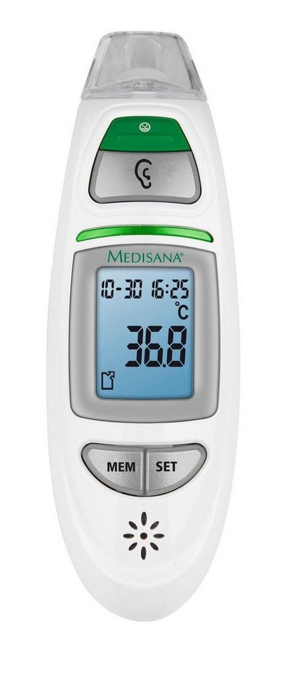 Medisana Infrarot-Fieberthermometer TM 750, Präzise, sekundenschnelle  Messung der Körpertemperatur an der Stirn und im Ohr