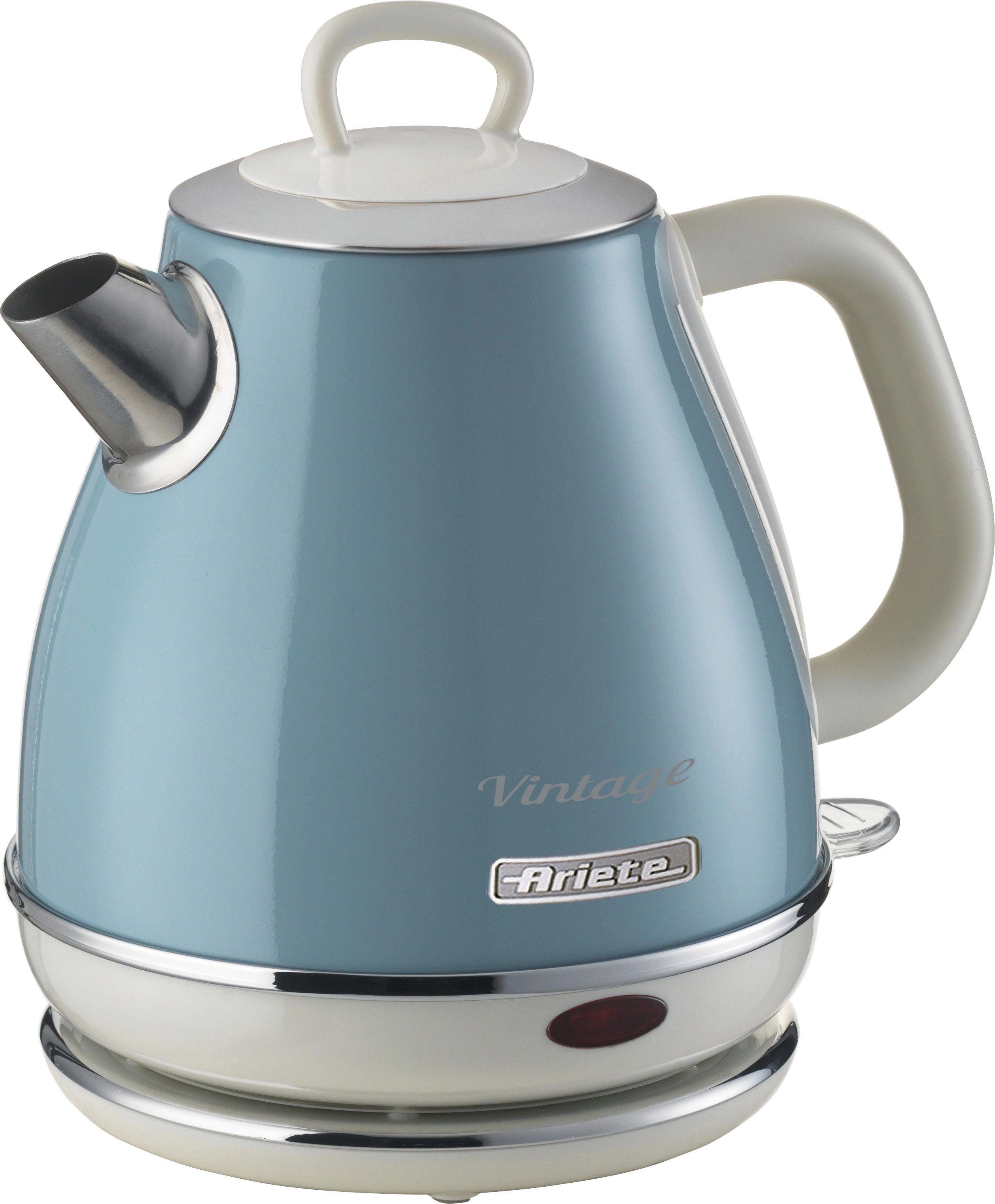 Ariete Wasserkocher 2868BL Vintage blau, 1 l, 1630 W