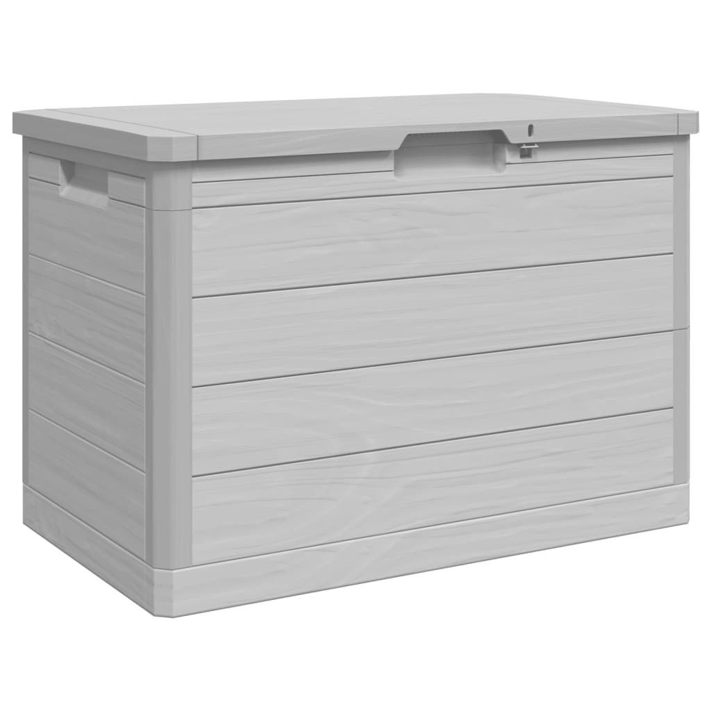vidaXL Gartenbox Outdoor-Kissenbox Grau 77,5x44,5x53 cm günstig online kaufen