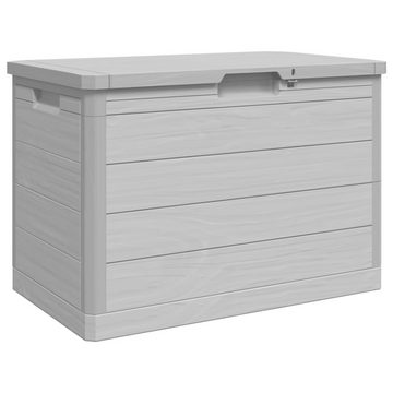 vidaXL Gartenbox Outdoor-Kissenbox Grau 77,5x44,5x53 cm Polypropylen