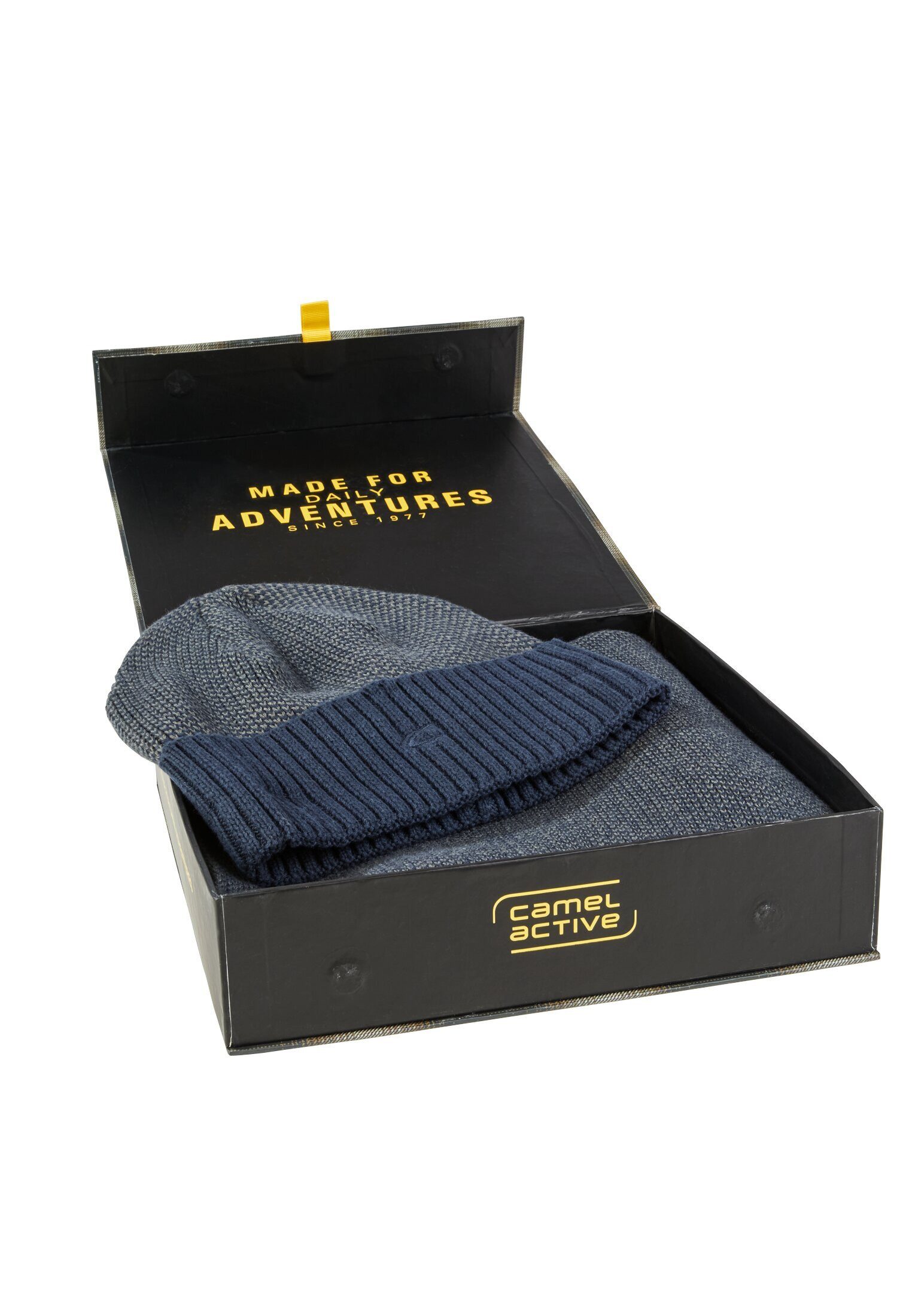 camel active Strickmütze in camel active Geschenkbox