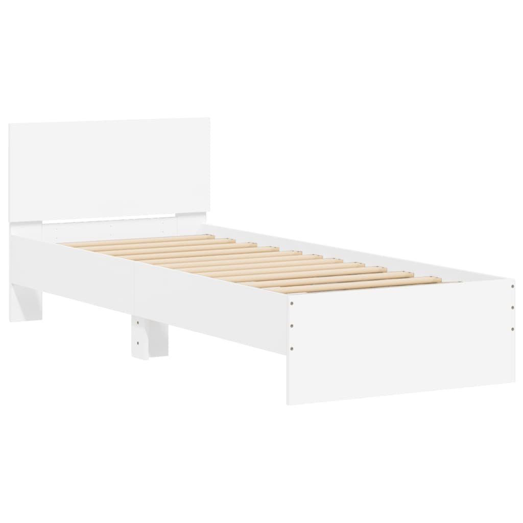 vidaXL Bett Bettgestell mit Kopfteil und günstig online kaufen