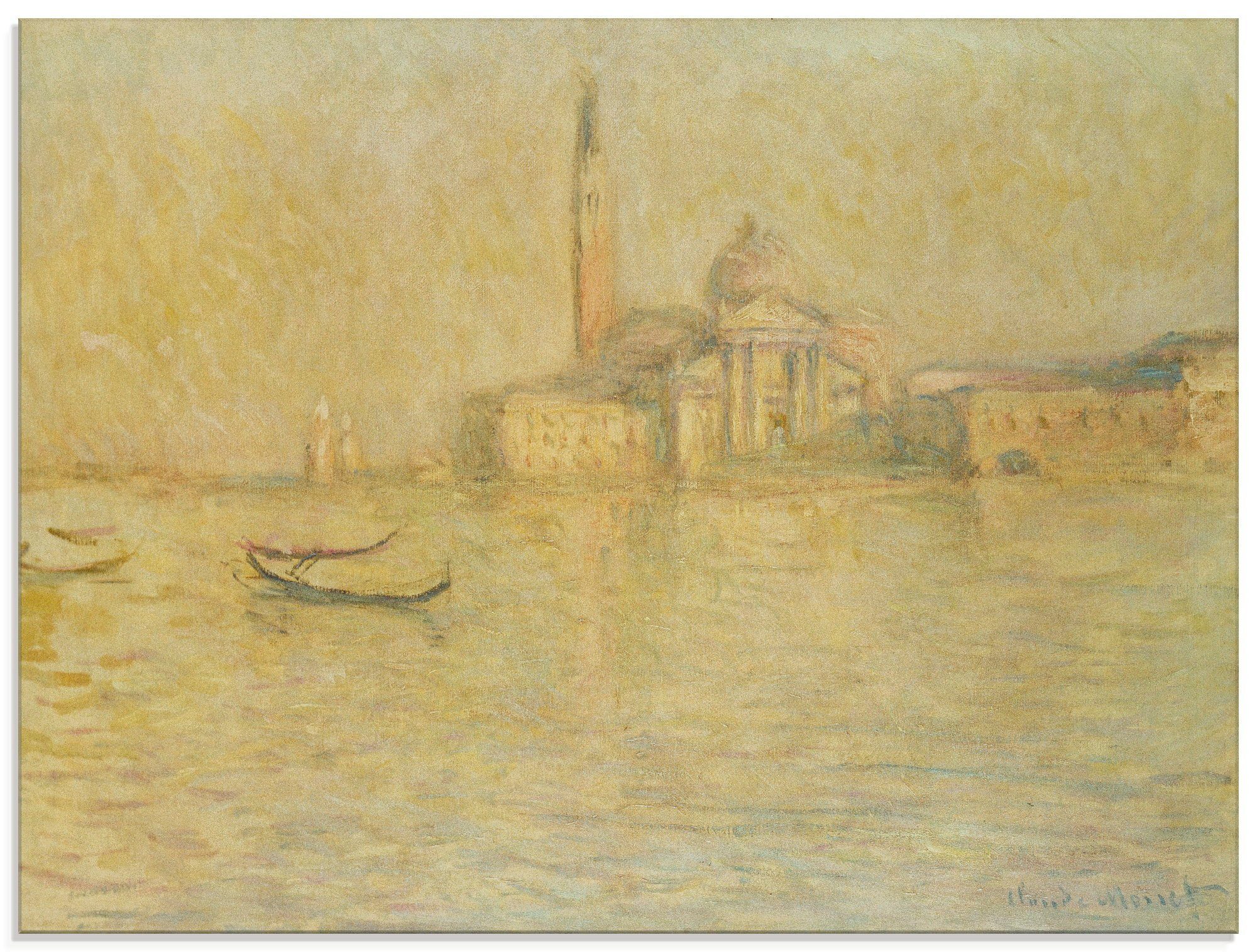 Artland Glasbild »Venedig, San Giorgio Maggiore.«, Europa (1 Stück)-Otto