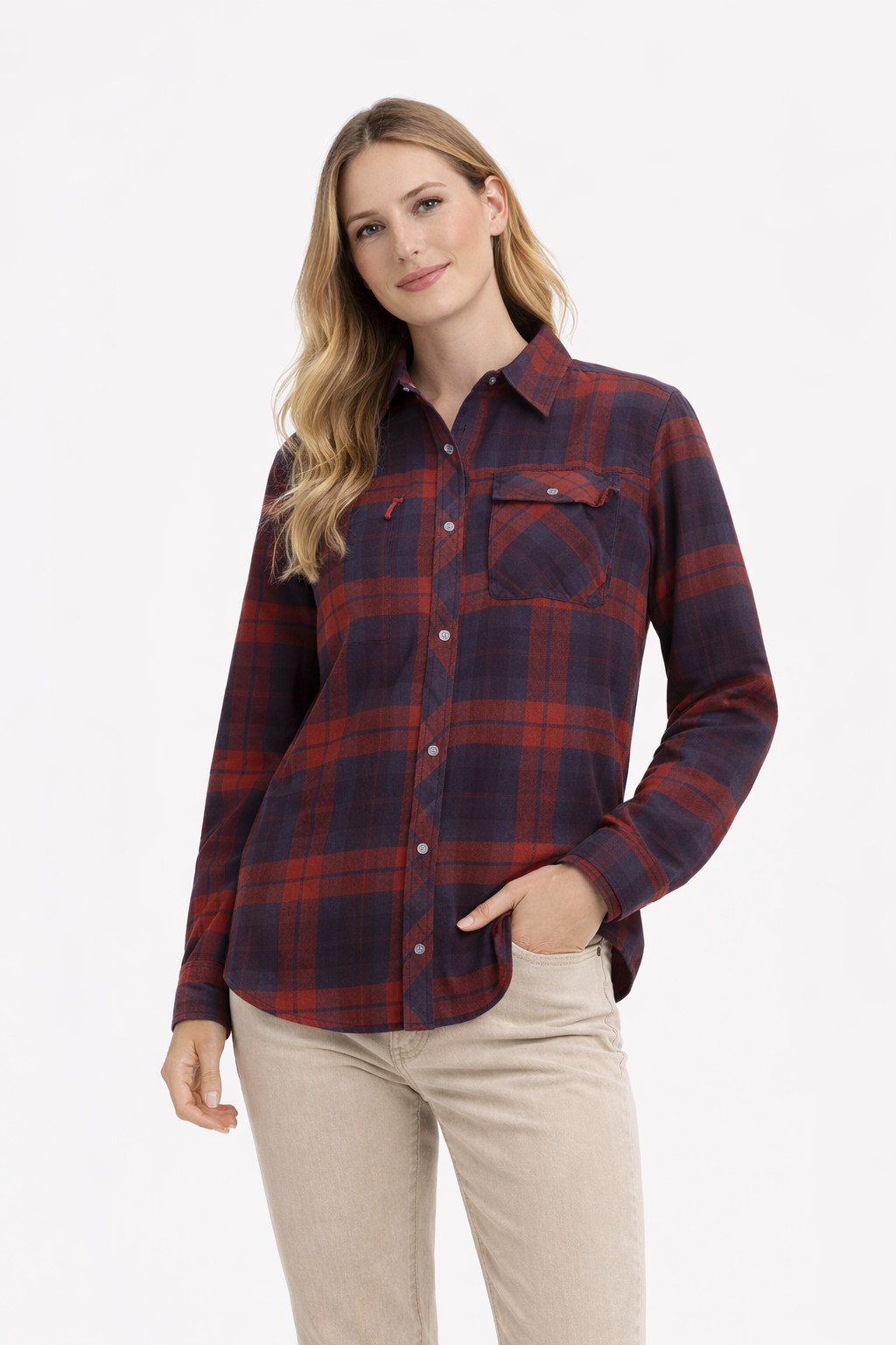 Canada North Flanellbluse Damen Flannel Bluse Nechako