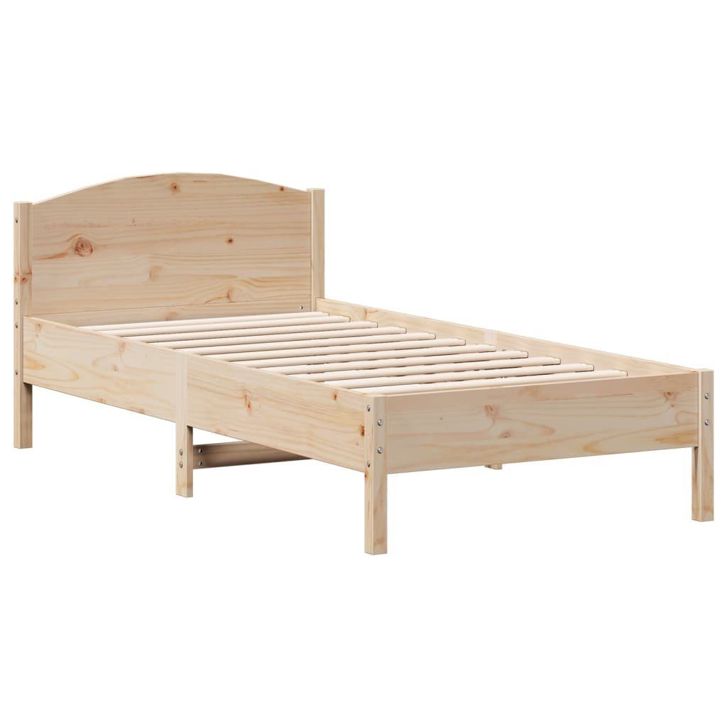 vidaXL Bett Massivholzbett ohne Matratze 75x190 günstig online kaufen