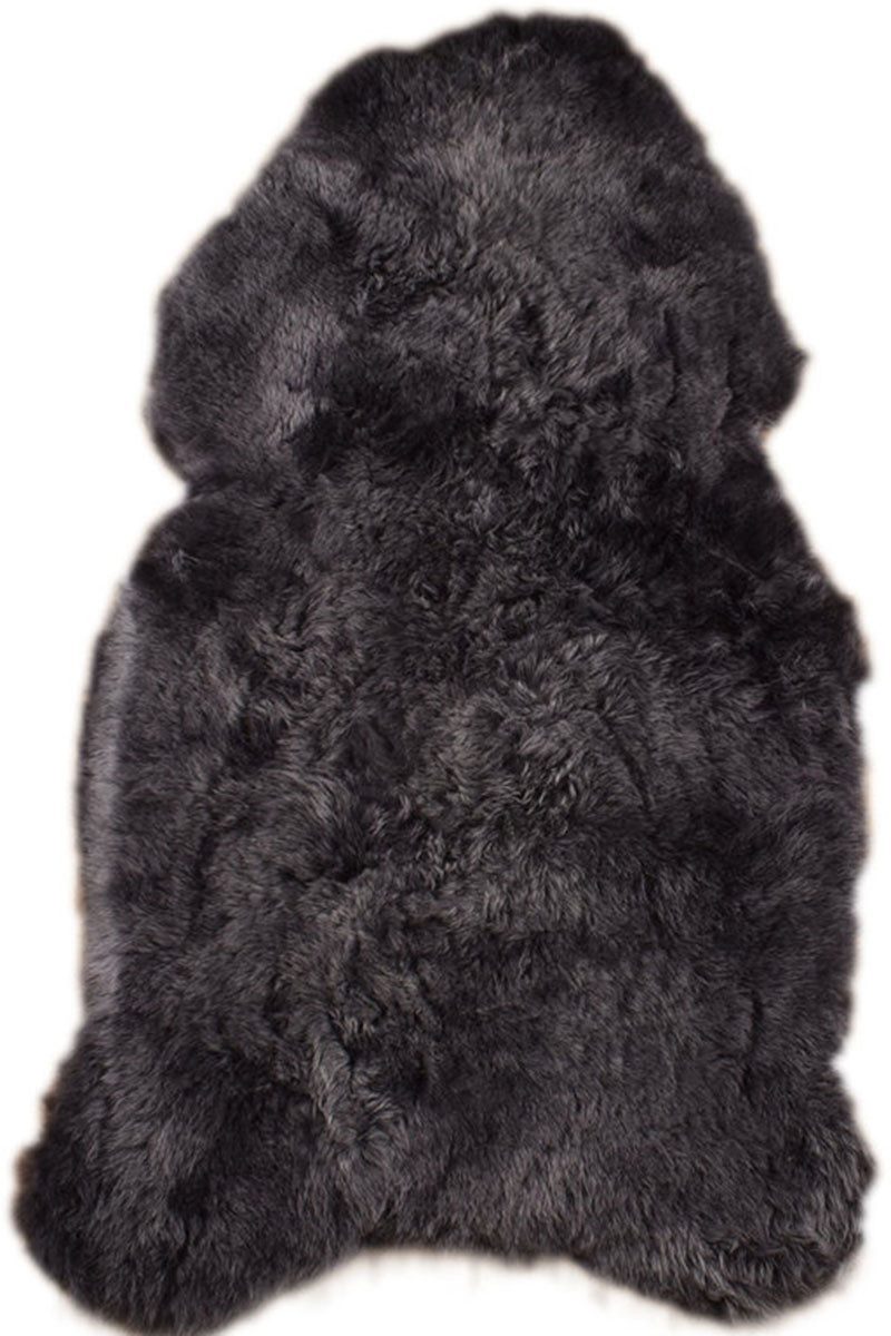 KUHFELL online & NOMAD Fellteppich Echtes großes Lammfell Schaffell Teppich in Weiß Schwarz Blau Braun, Atmungsaktiv, Temperaturausgleichend, Antibakteriell