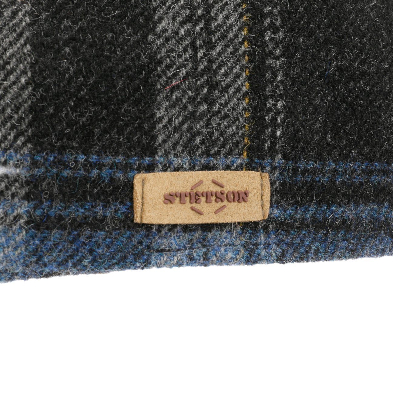 Flat blau Made Schirmmütze Schirm, EU the in Cap (1-St) mit Stetson