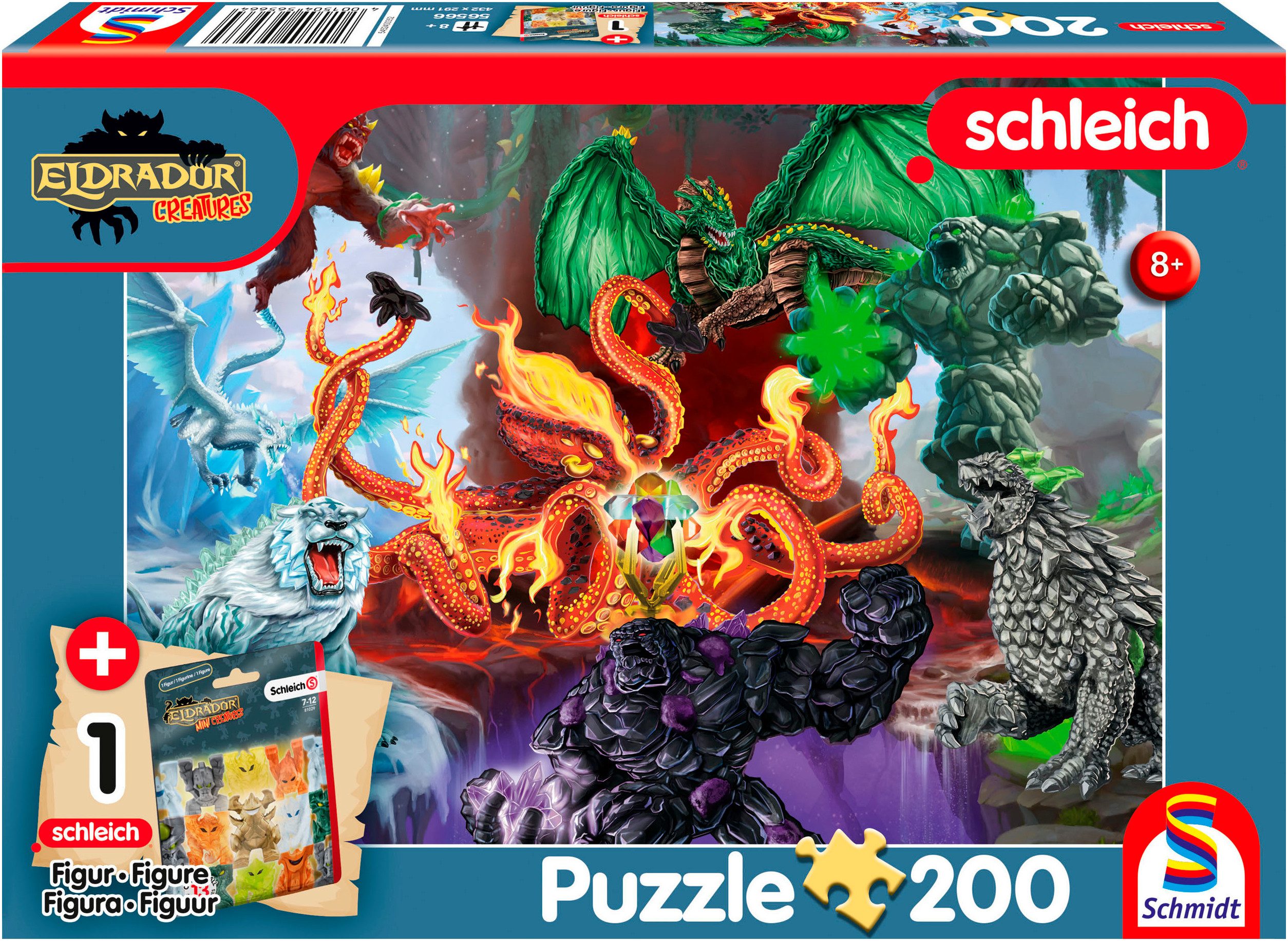 Schmidt Spiele Puzzle Eldrador, Fiese Kreaturen, 200 Puzzleteile, inkl. Sch günstig online kaufen