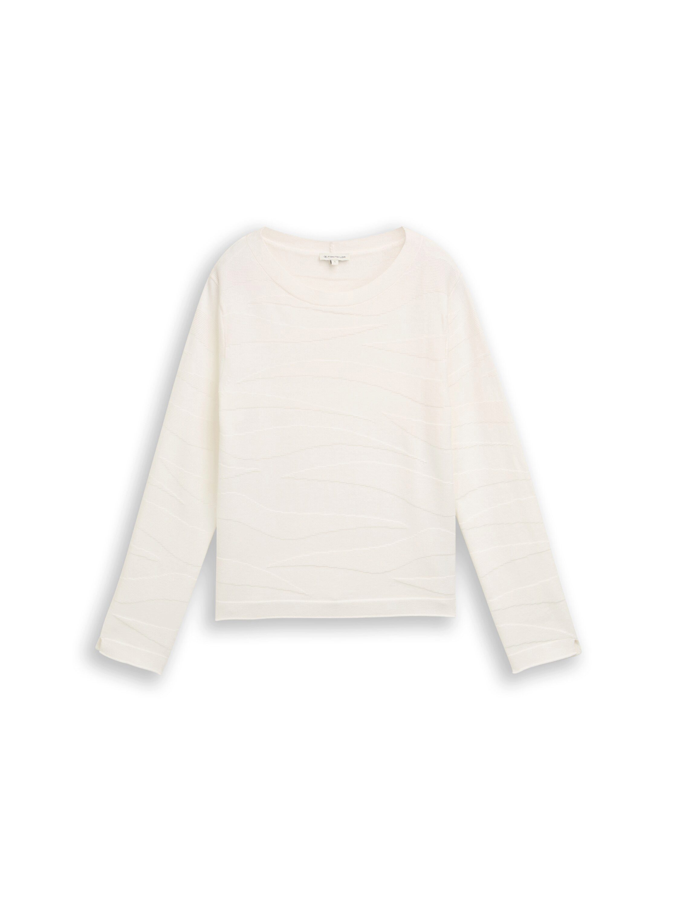 TOM TAILOR Strickpullover mit Struktur Muster