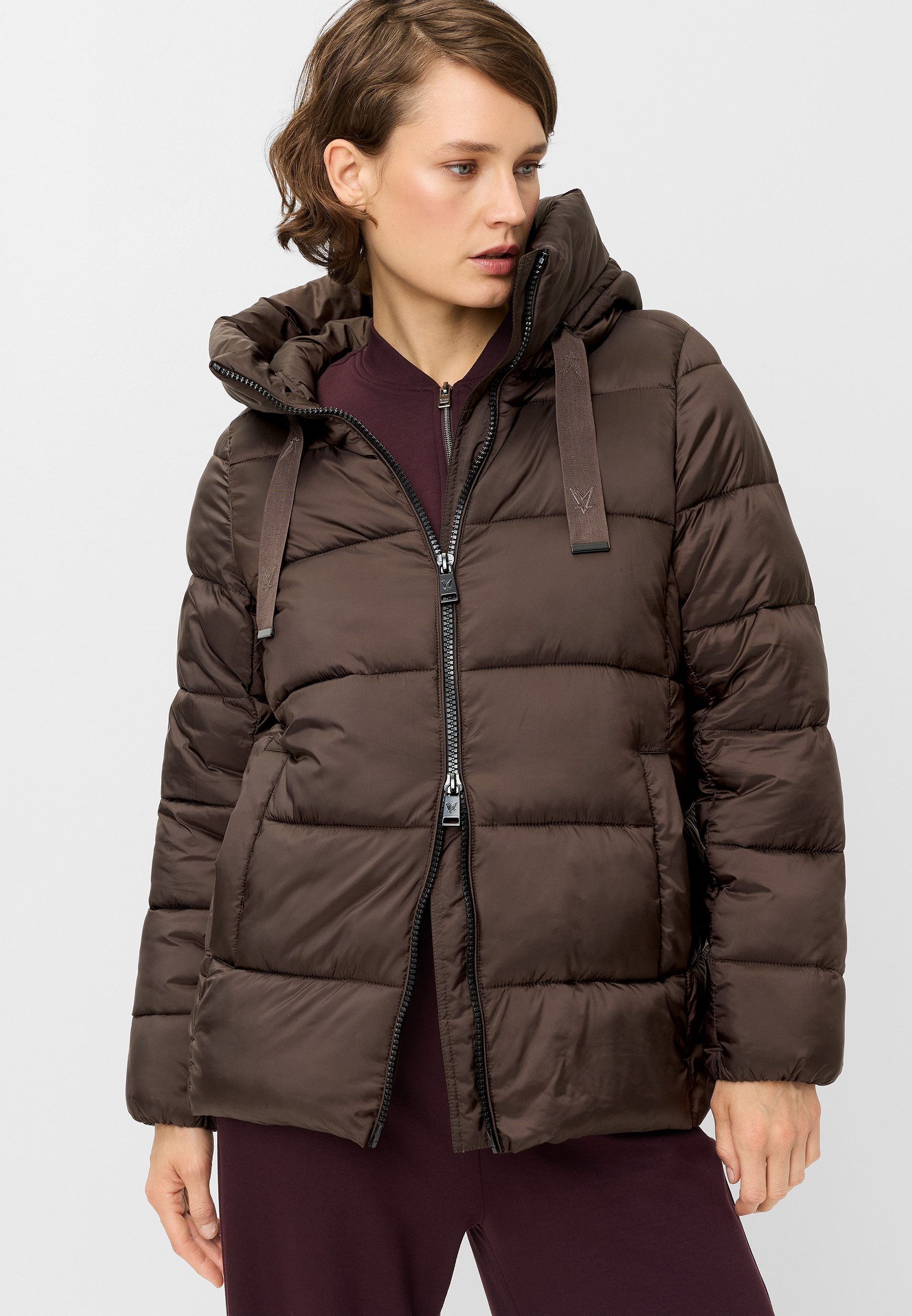 Fuchs Schmitt Steppjacke Kapuze mit Kordelzug, Regular Fit