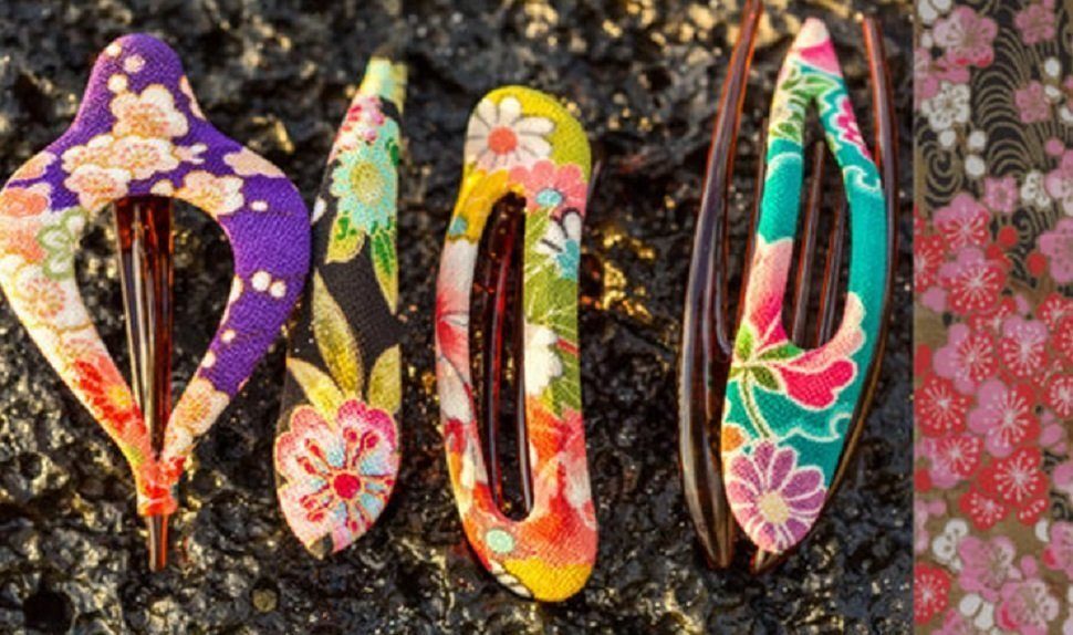 LK Trend & Style Haarspange Harfe außergewöhnliches Design, Unikat, super bequem hält den ganzen Tag, Kimono Clips steht für Qualität, Hält großartig ohne das es zieht und zwickt