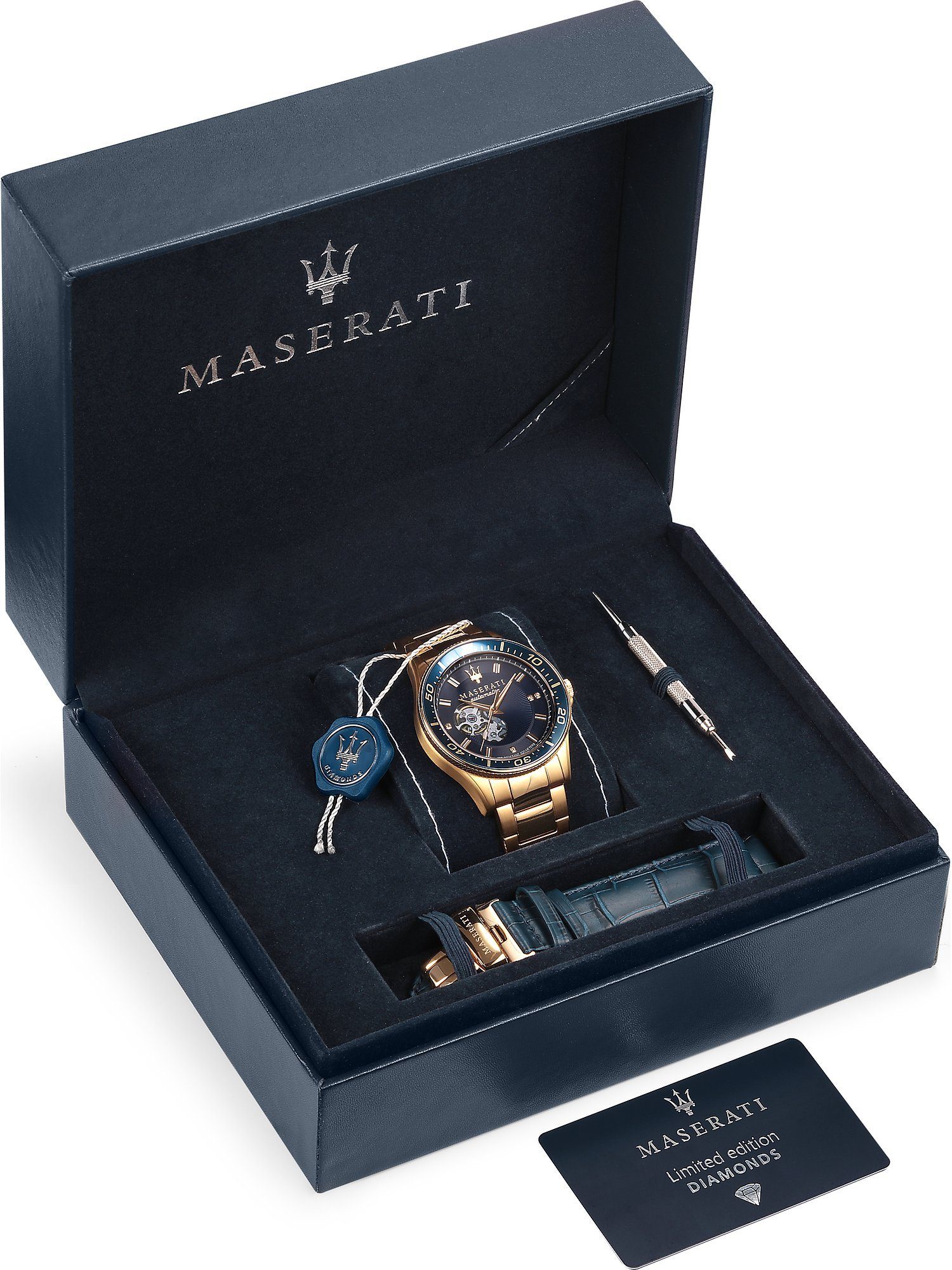 Herren Uhren MASERATI Quarzuhr Maserati Herren-Uhren Analog Automatik, Automatikuhr